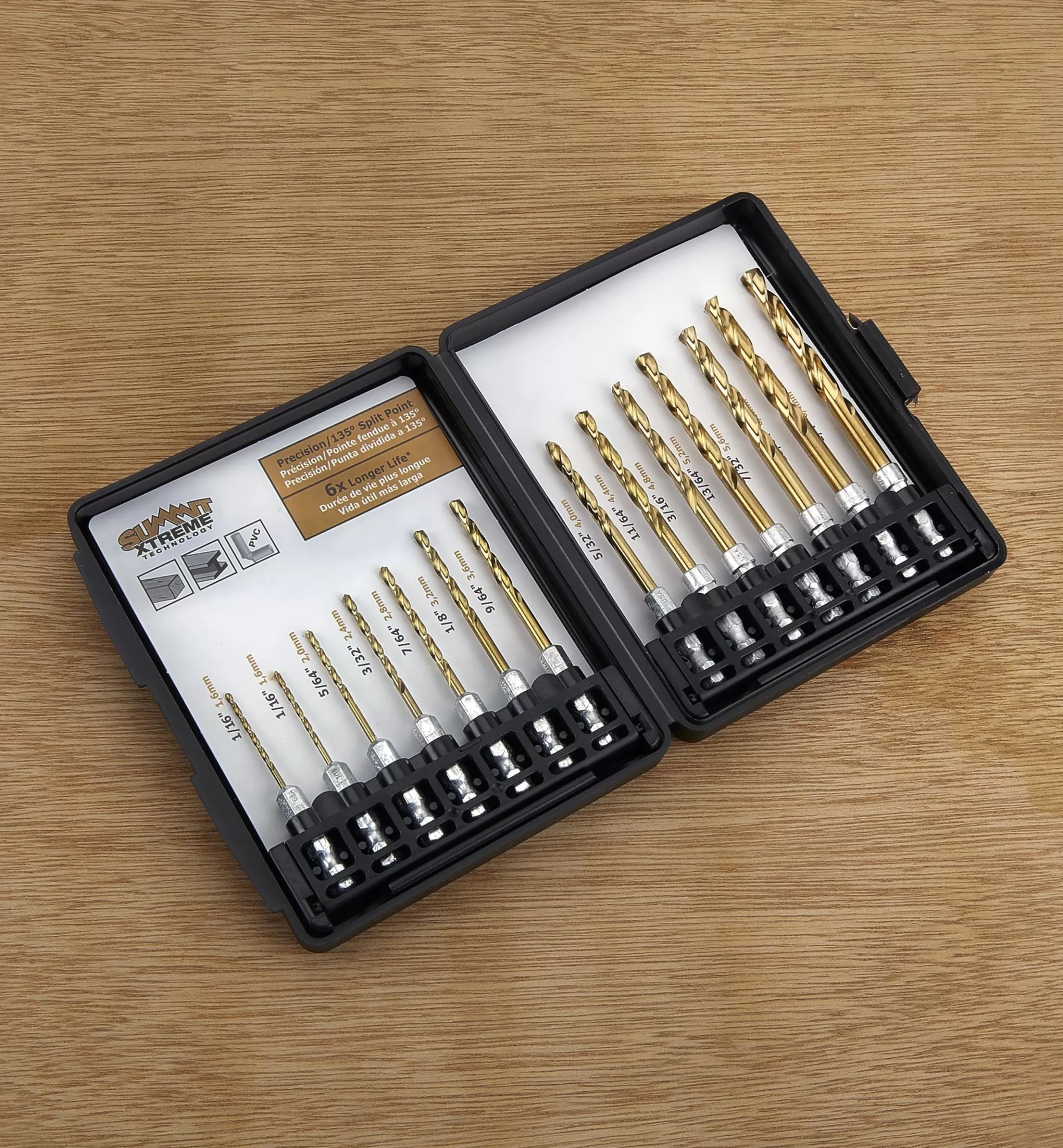 New Lee Valley 14-Pc. Hex-Shank Twist Bit Set