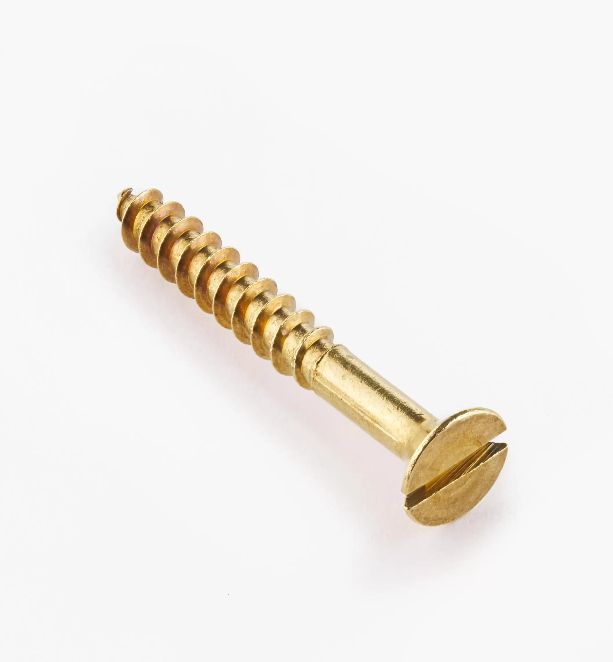 Outlet Lee Valley 1 1/2" #10 Flat-Head Brass Screws