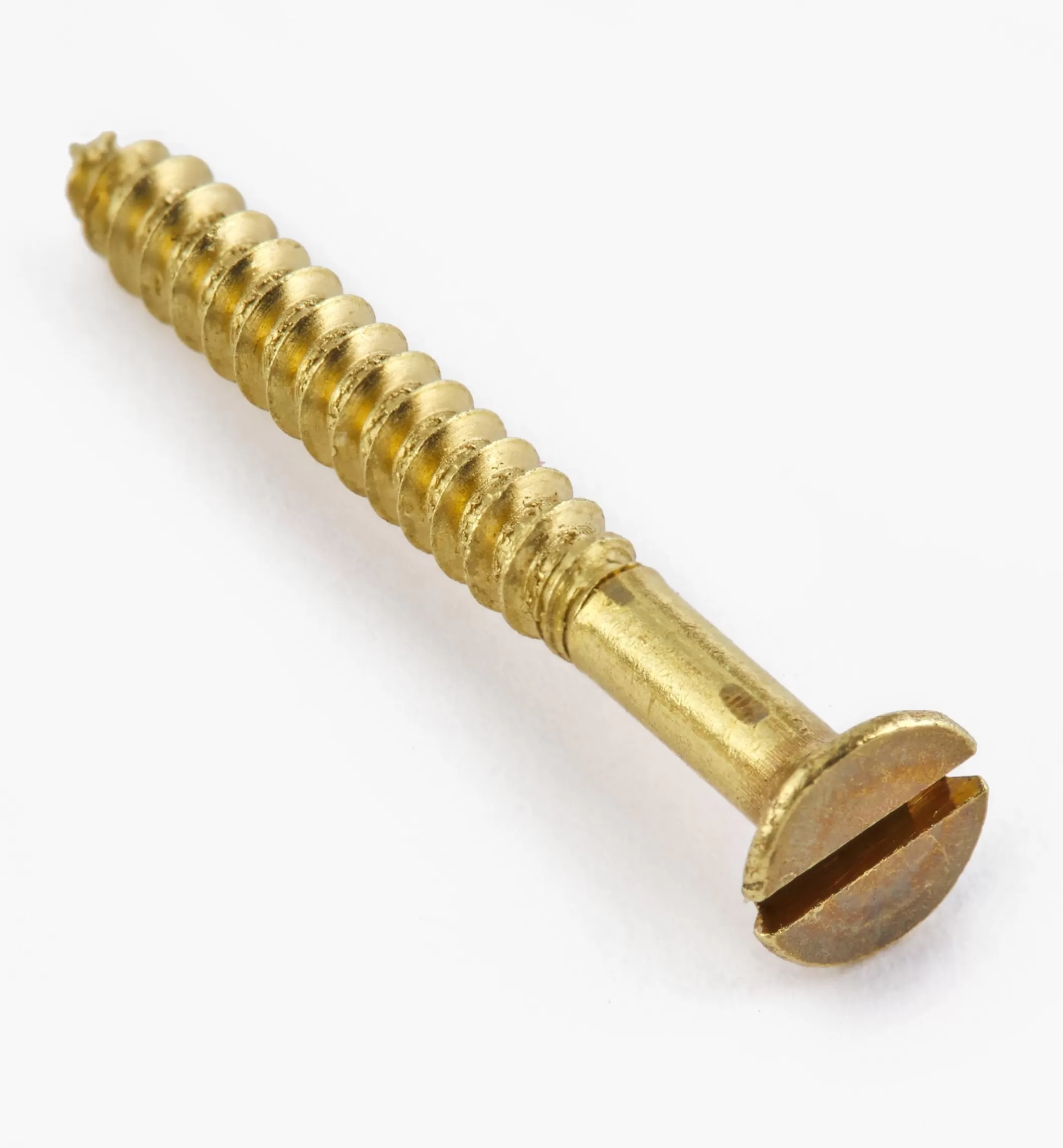 Discount Lee Valley 1" #4 Flat-Head Brass Screws