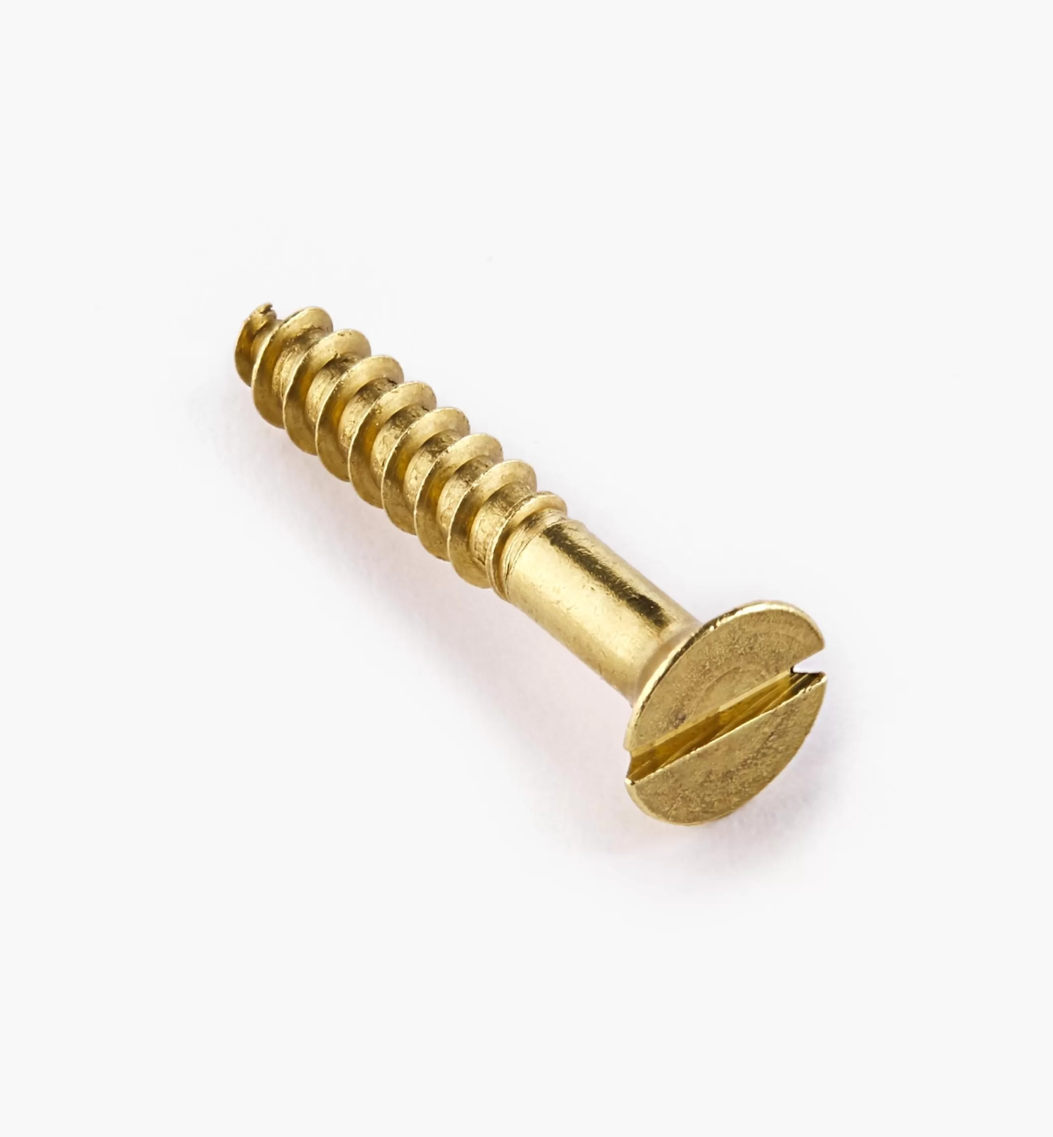 Fashion Lee Valley 1" #8 Flat-Head Brass Screws