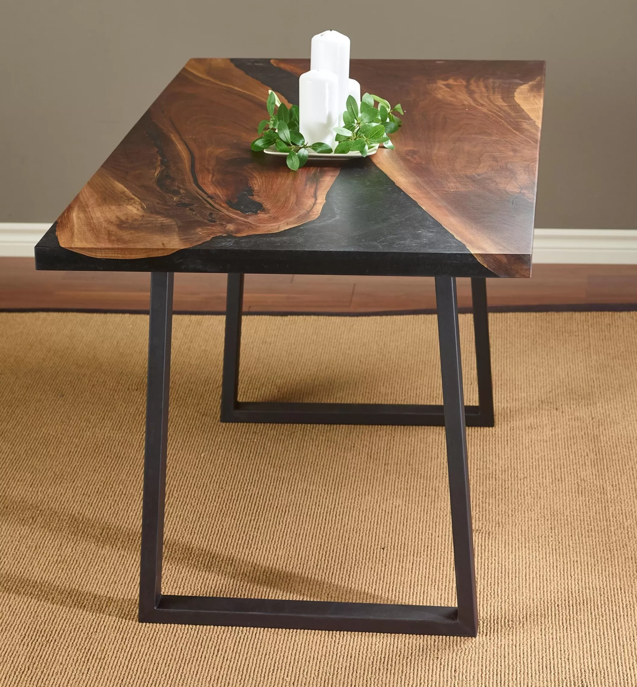 Hot Lee Valley 710mm Steel Trapezoid Table Leg