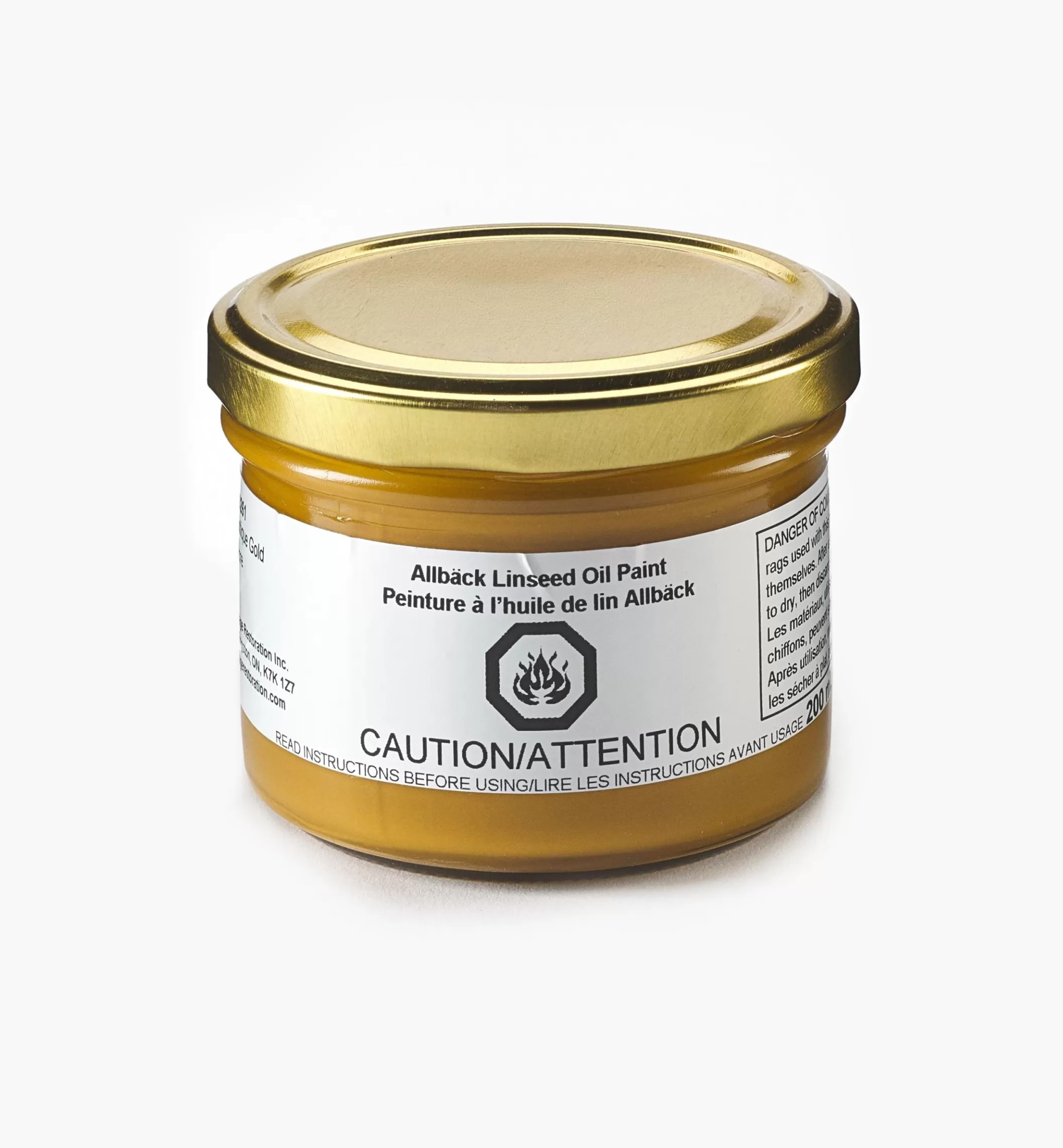 Flash Sale Lee Valley Allbäck Antique Gold Linseed Oil Paint