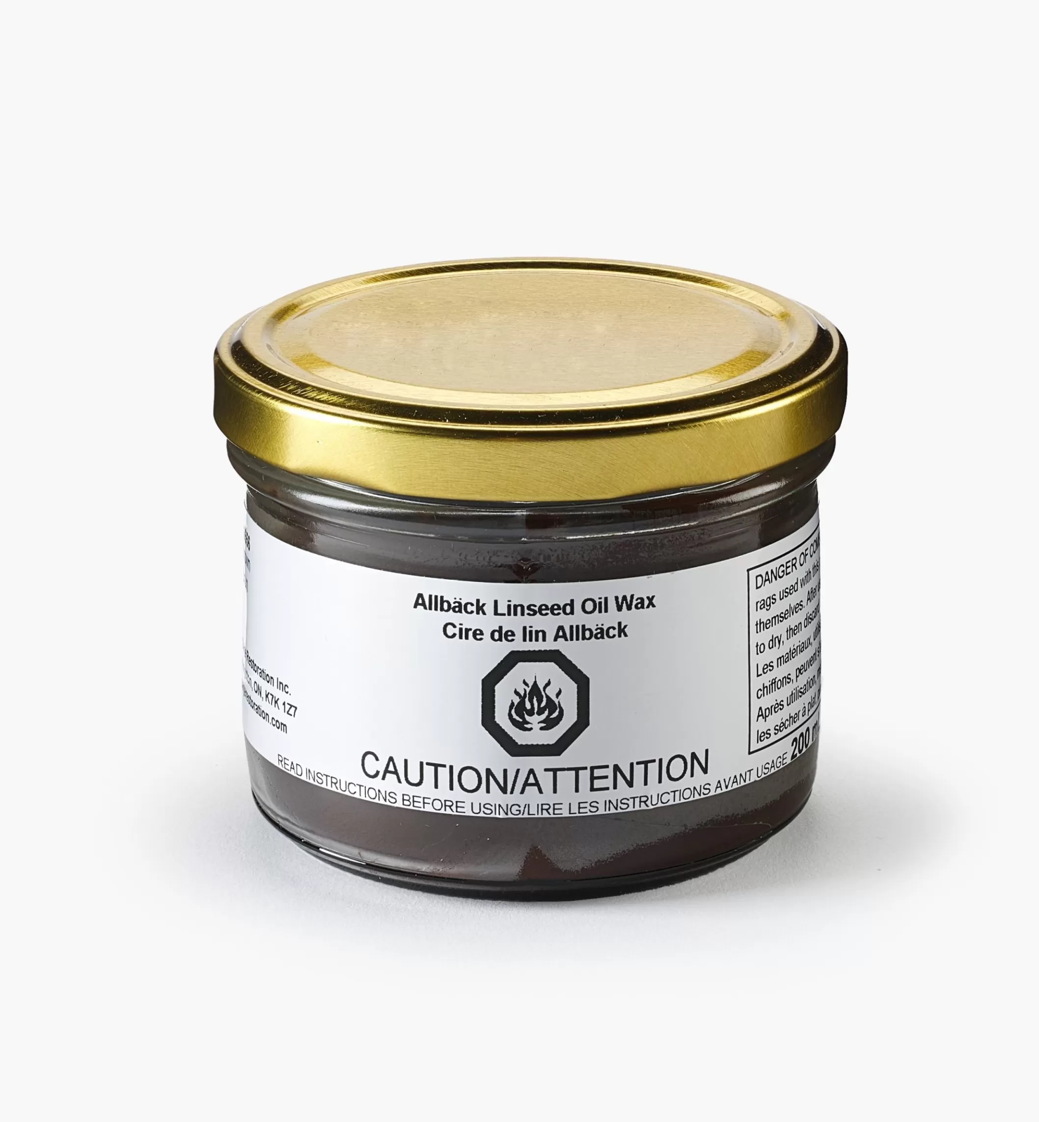 Fashion Lee Valley Allbäck Brown Linseed Oil Wax