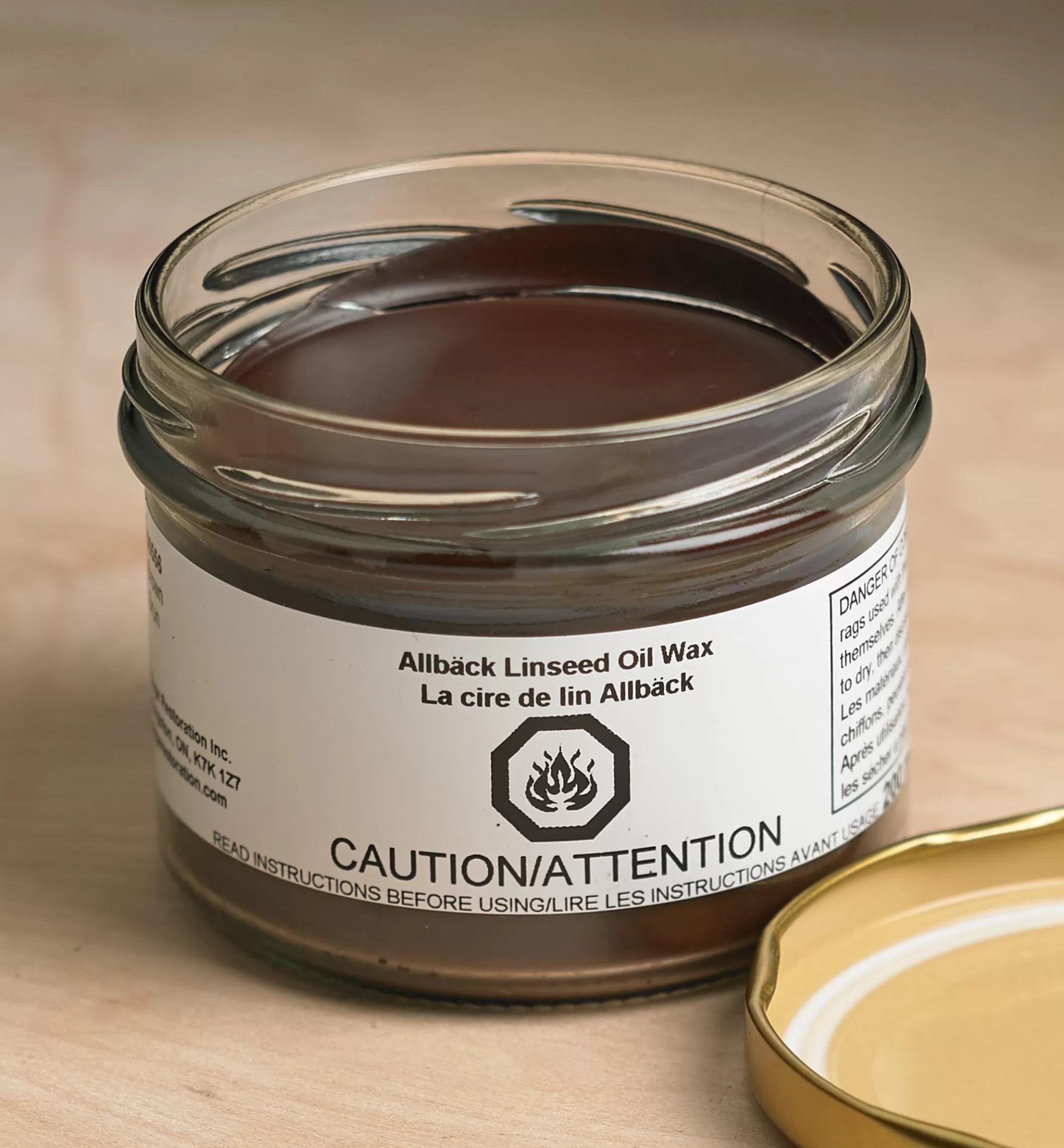 Fashion Lee Valley Allbäck Brown Linseed Oil Wax