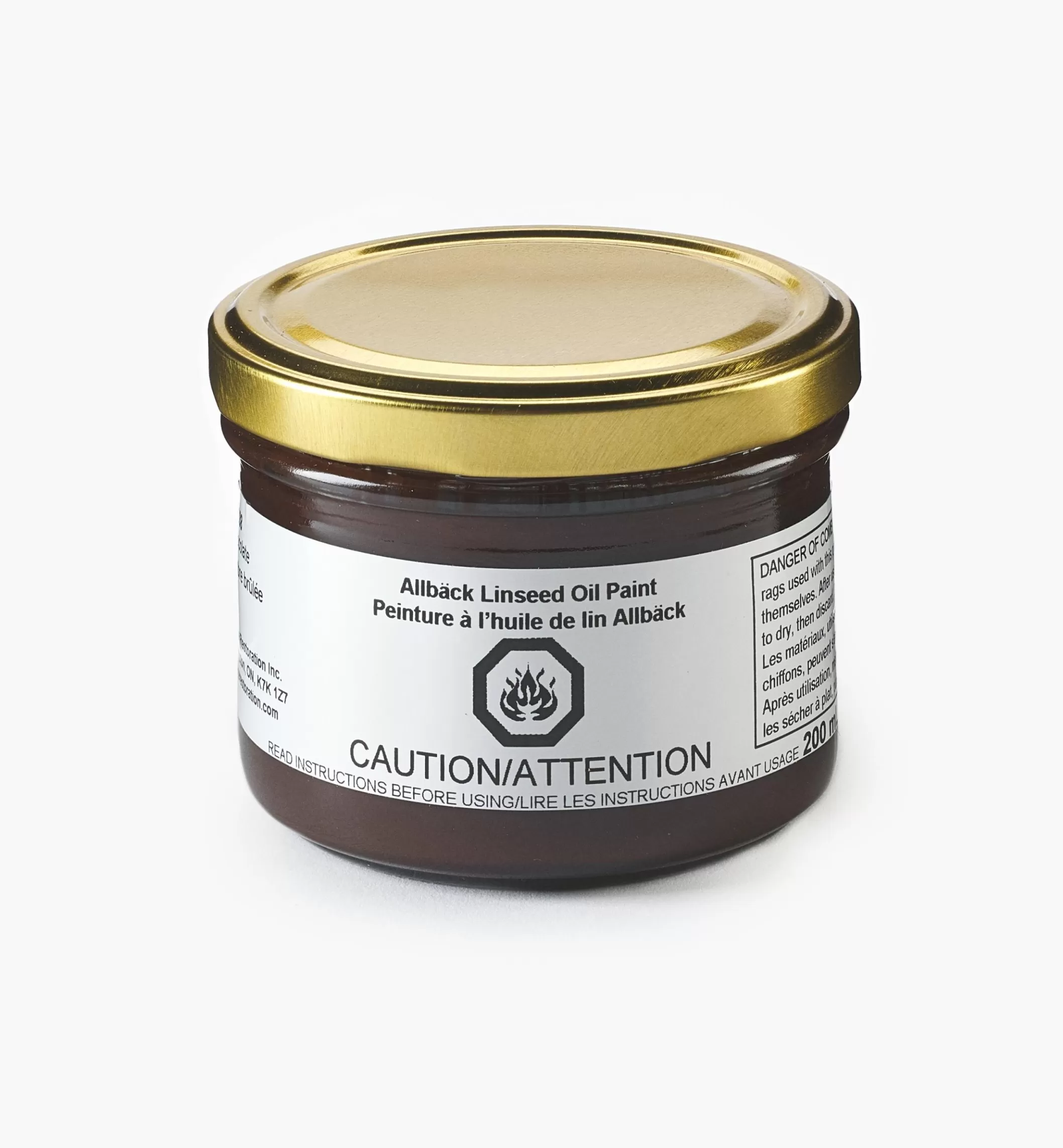 Cheap Lee Valley Allbäck Chocolate Linseed Oil Paint