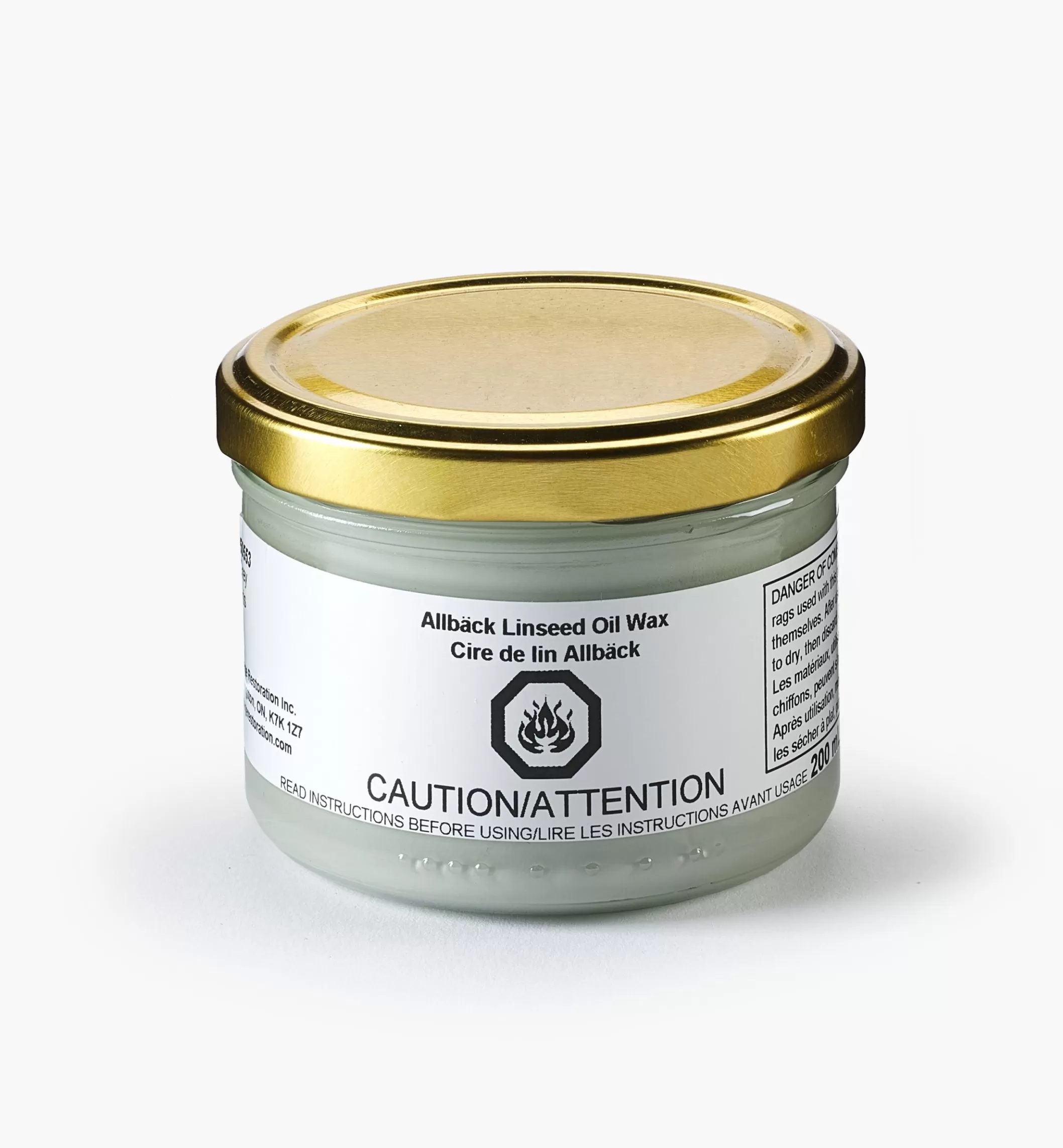 Cheap Lee Valley Allbäck Gray Linseed Oil Wax