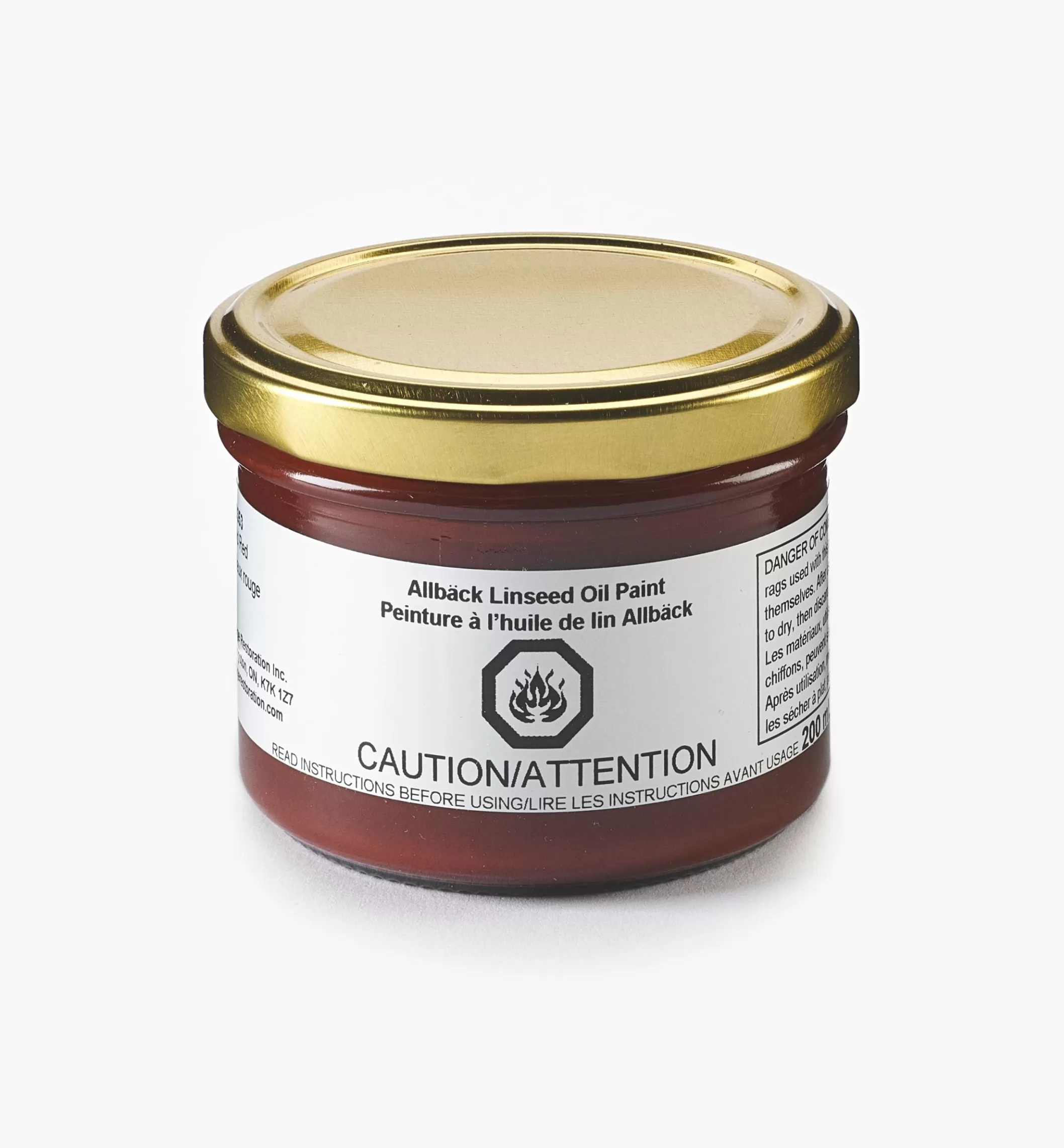 Flash Sale Lee Valley Allbäck Old Red Linseed Oil Paint