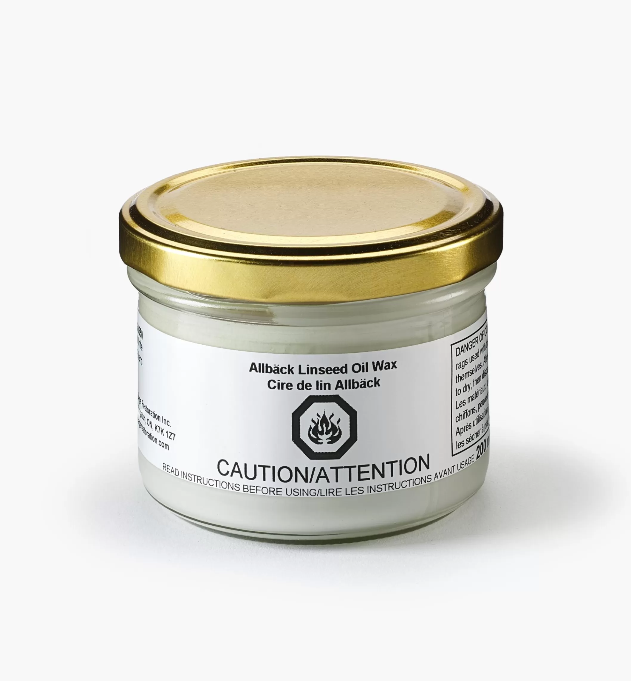 Online Lee Valley Allbäck White Linseed Oil Wax