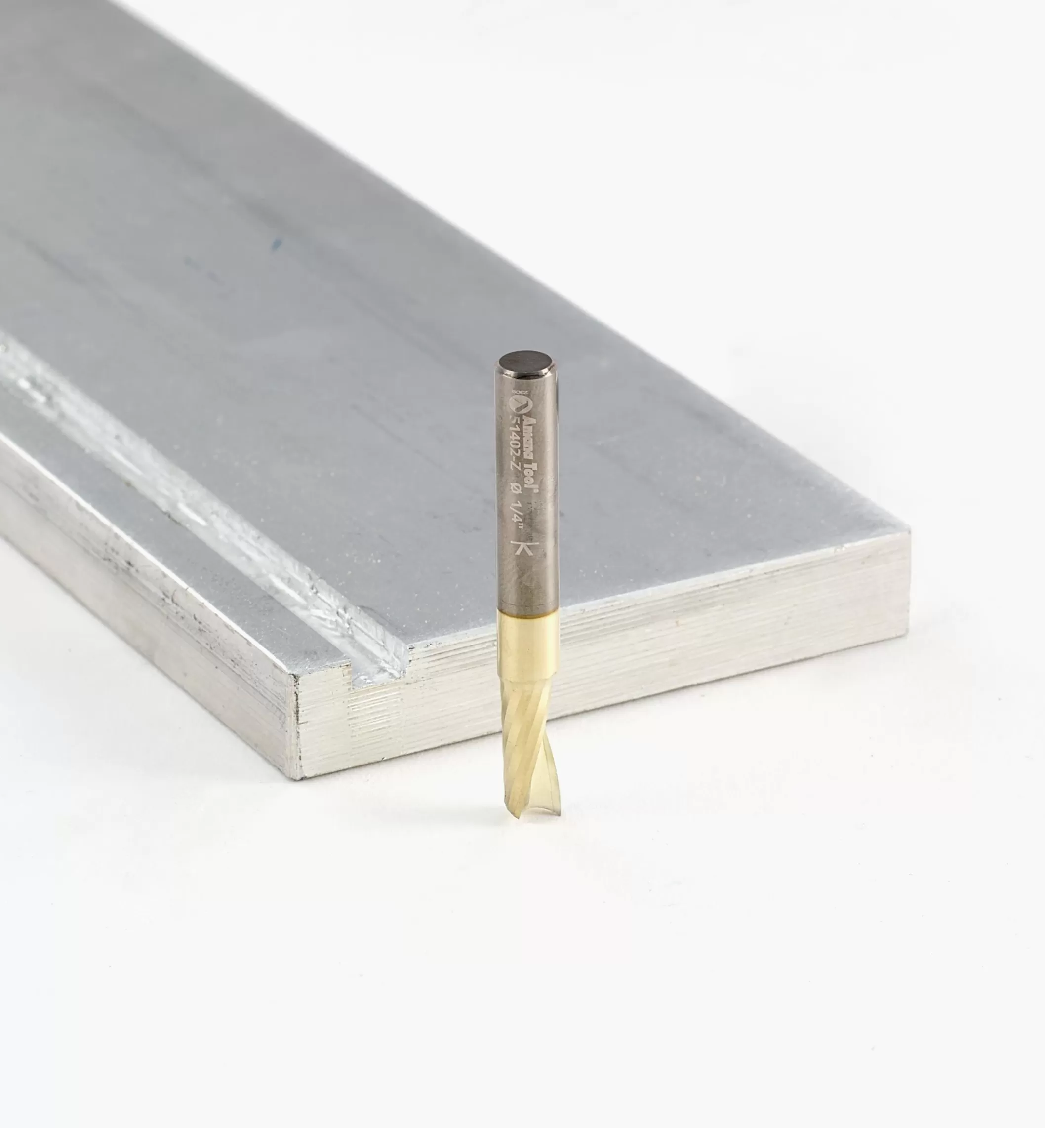 New Lee Valley Amana 1/4" CNC Router Bit For Cutting Aluminum