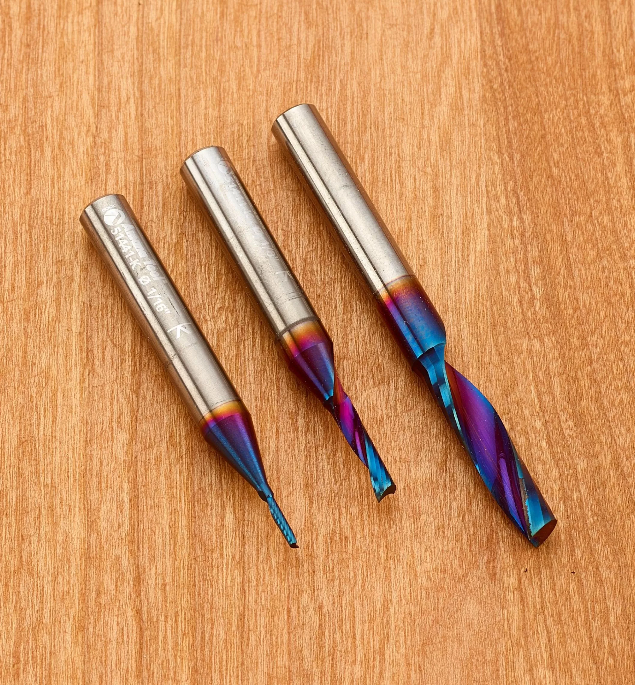 Outlet Lee Valley Amana Upcut CNC Bits For Cutting Plastic