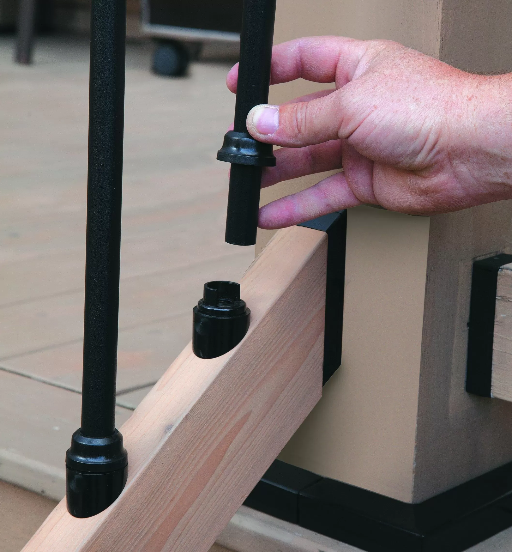 Hot Lee Valley Angled-Base Stair Adapters For Titan Snap 'N Lock Baluster System