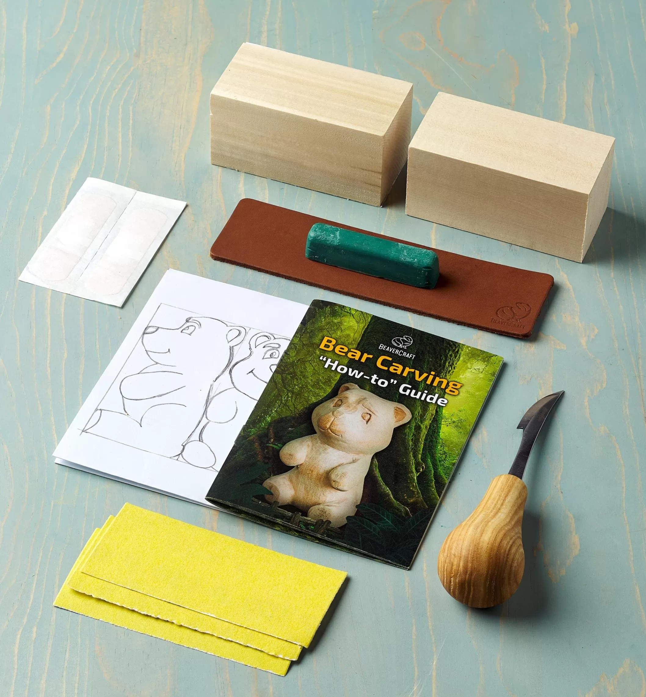 Sale Lee Valley BeaverCraft Bear Carving Kit