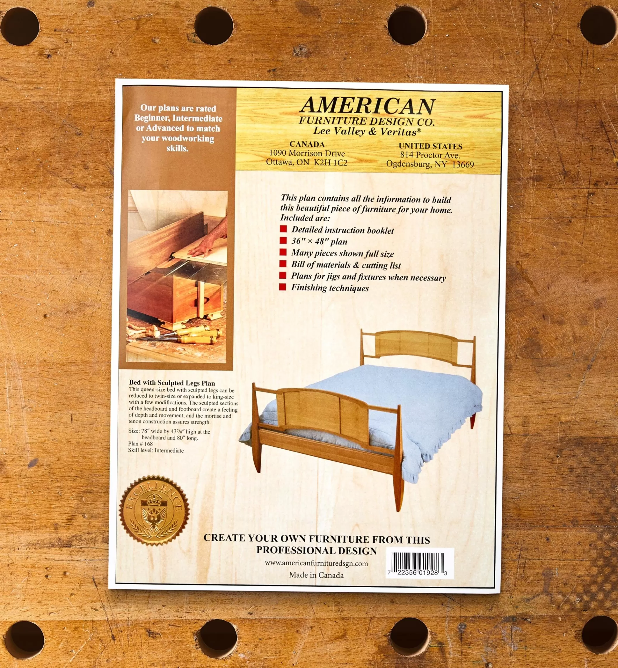 Hot Lee Valley Bed With Sculpted Legs Plan