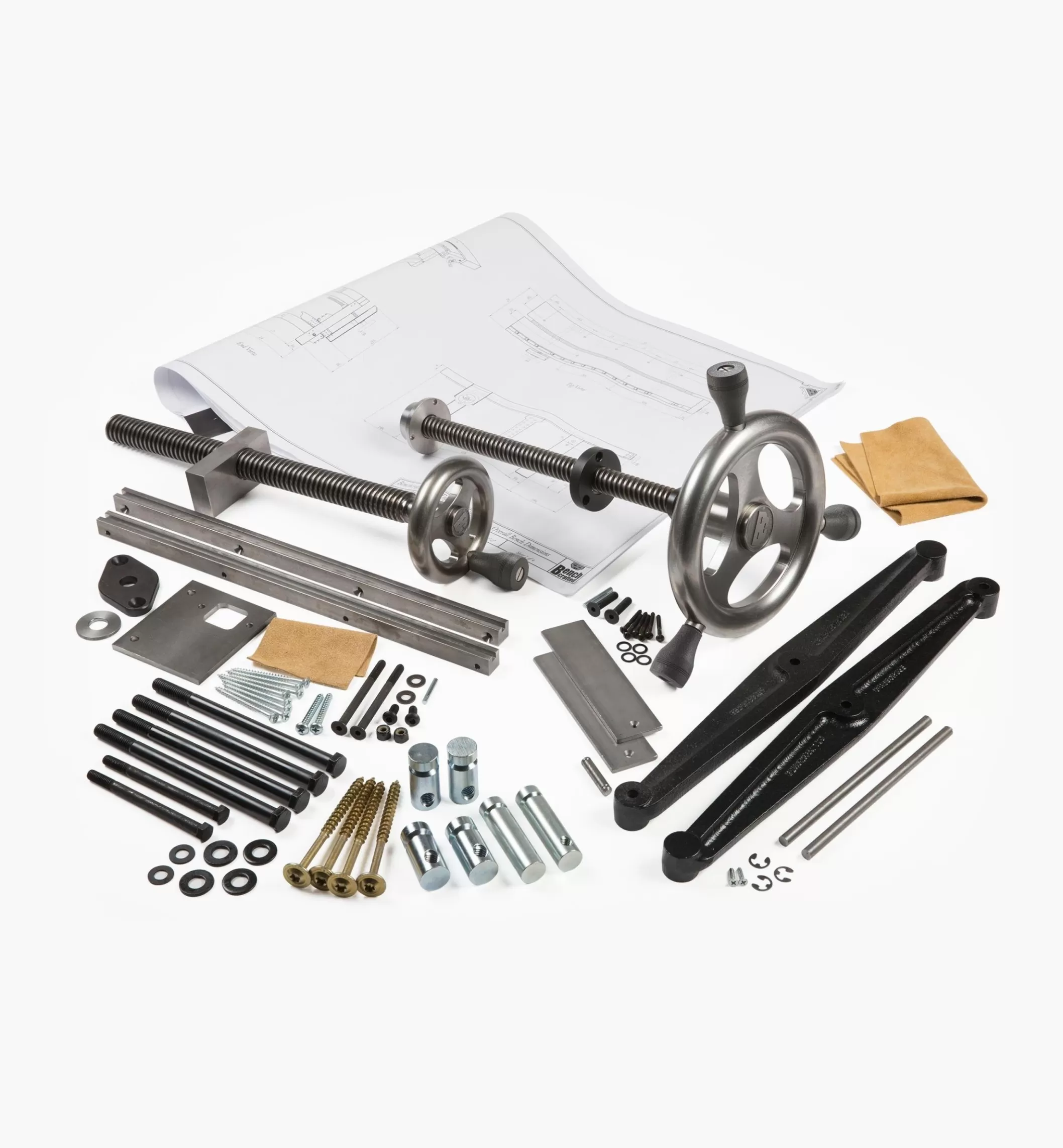 New Lee Valley Benchcrafted Roubo Bench Plan & Glide Vise Hardware Kits