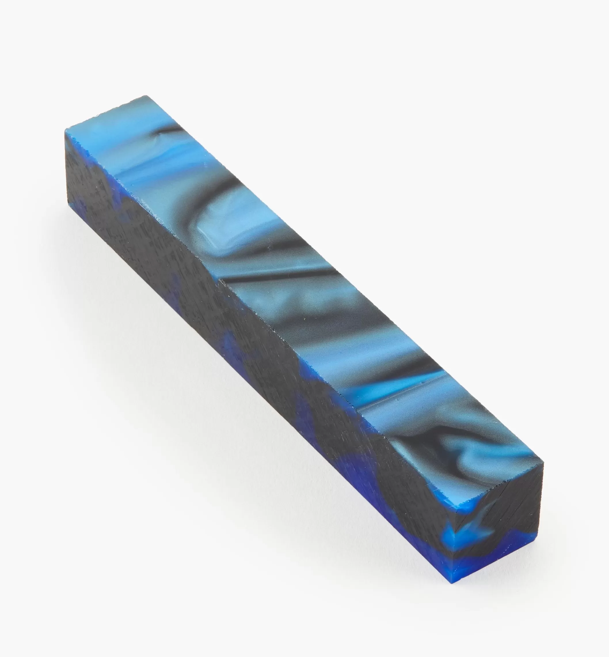 Cheap Lee Valley Blue & Black Acrylic Acetate Pen Blank