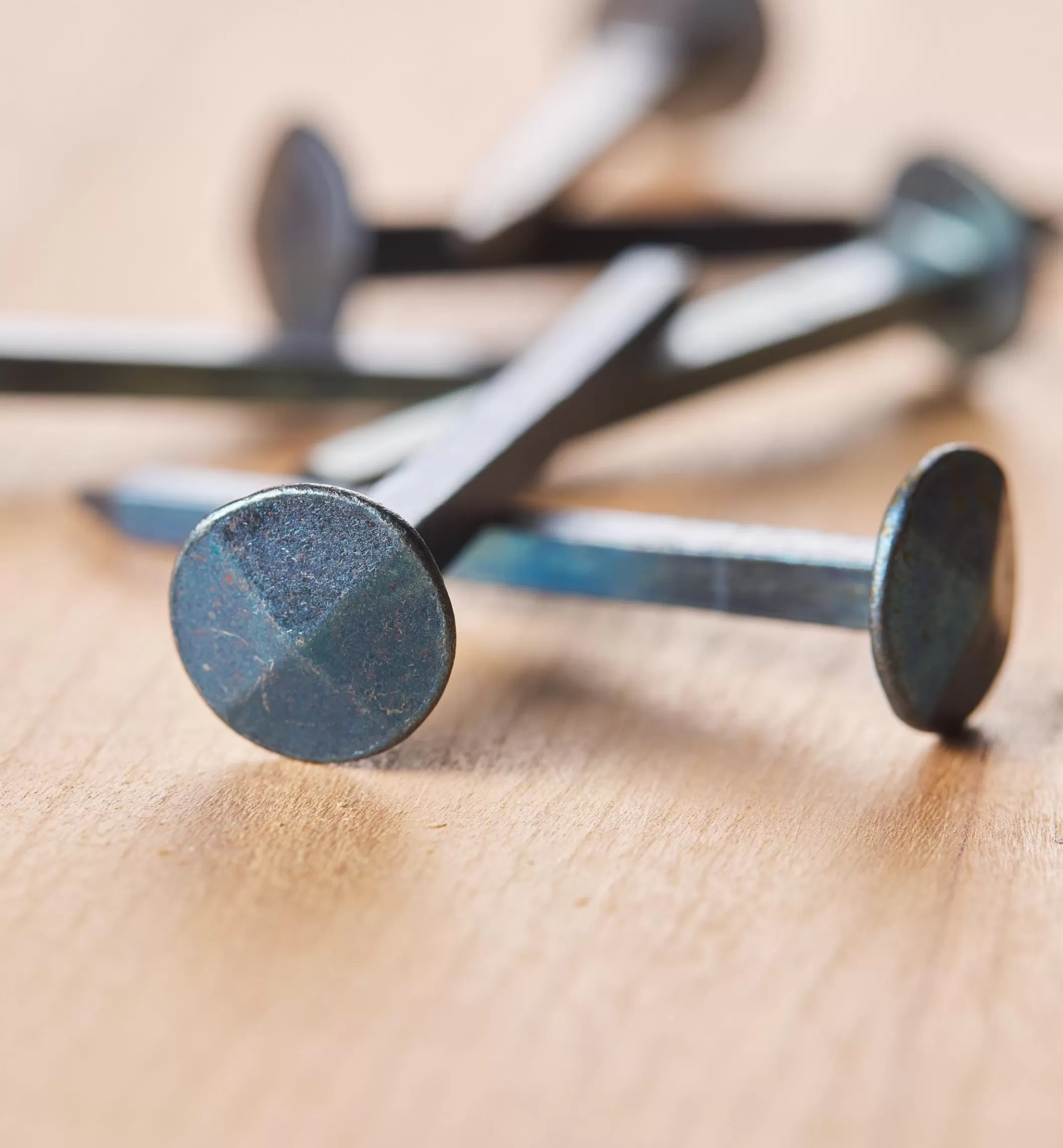 Outlet Lee Valley Blued Steel Diamond-Head Forged Nails From Clouterie Rivierre