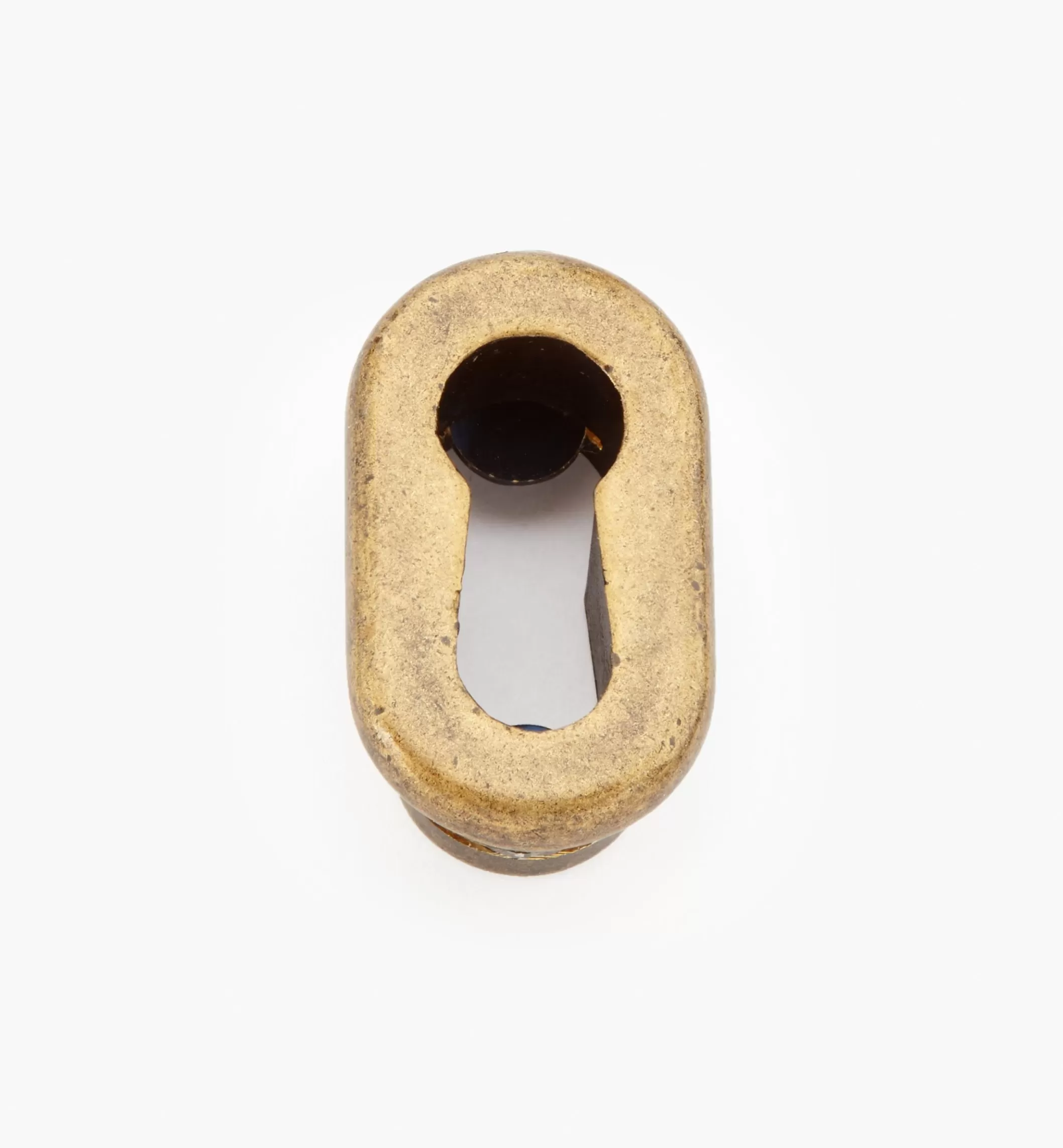 Hot Lee Valley Brass Oval Insert Spline Escutcheon