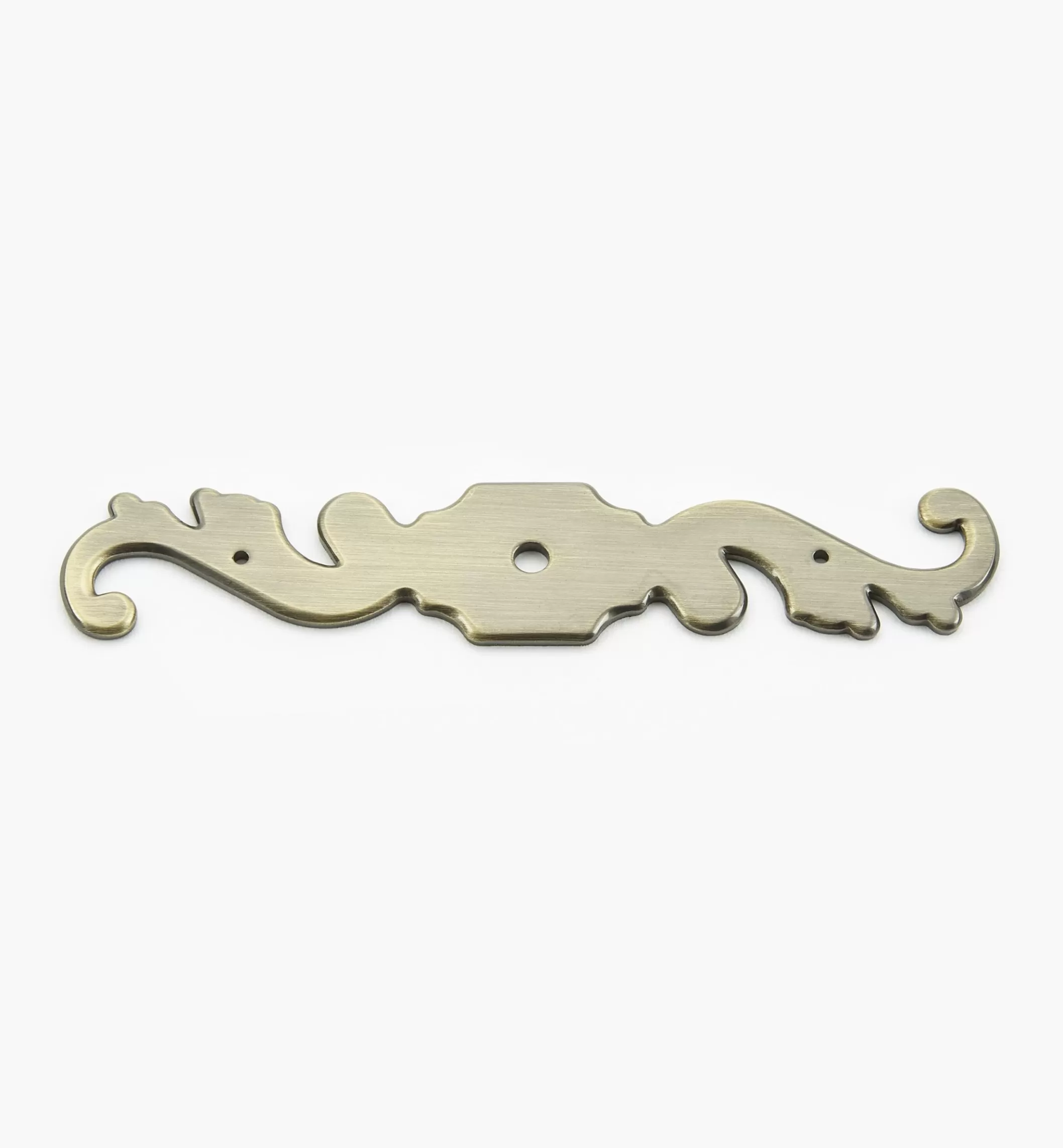 Clearance Lee Valley Brass Plate Scroll Escutcheon (#5)