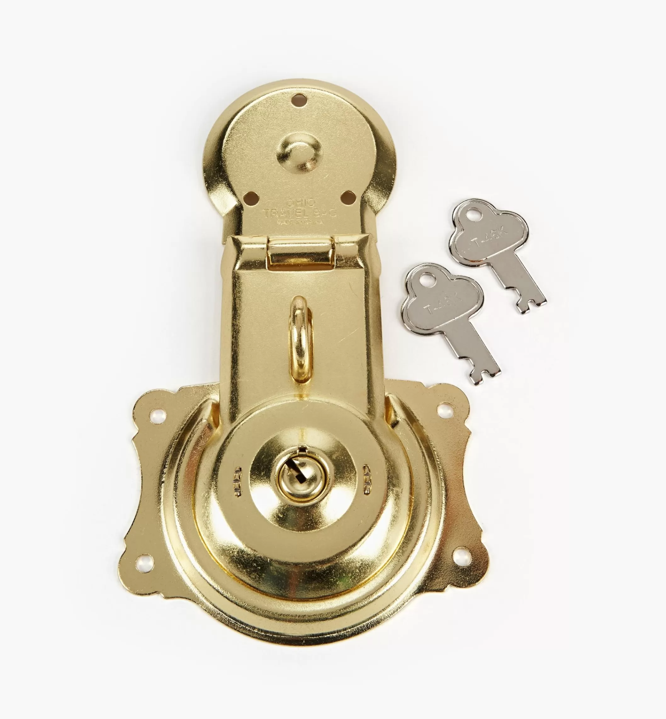 New Lee Valley Brass-Plated Trunk Lock
