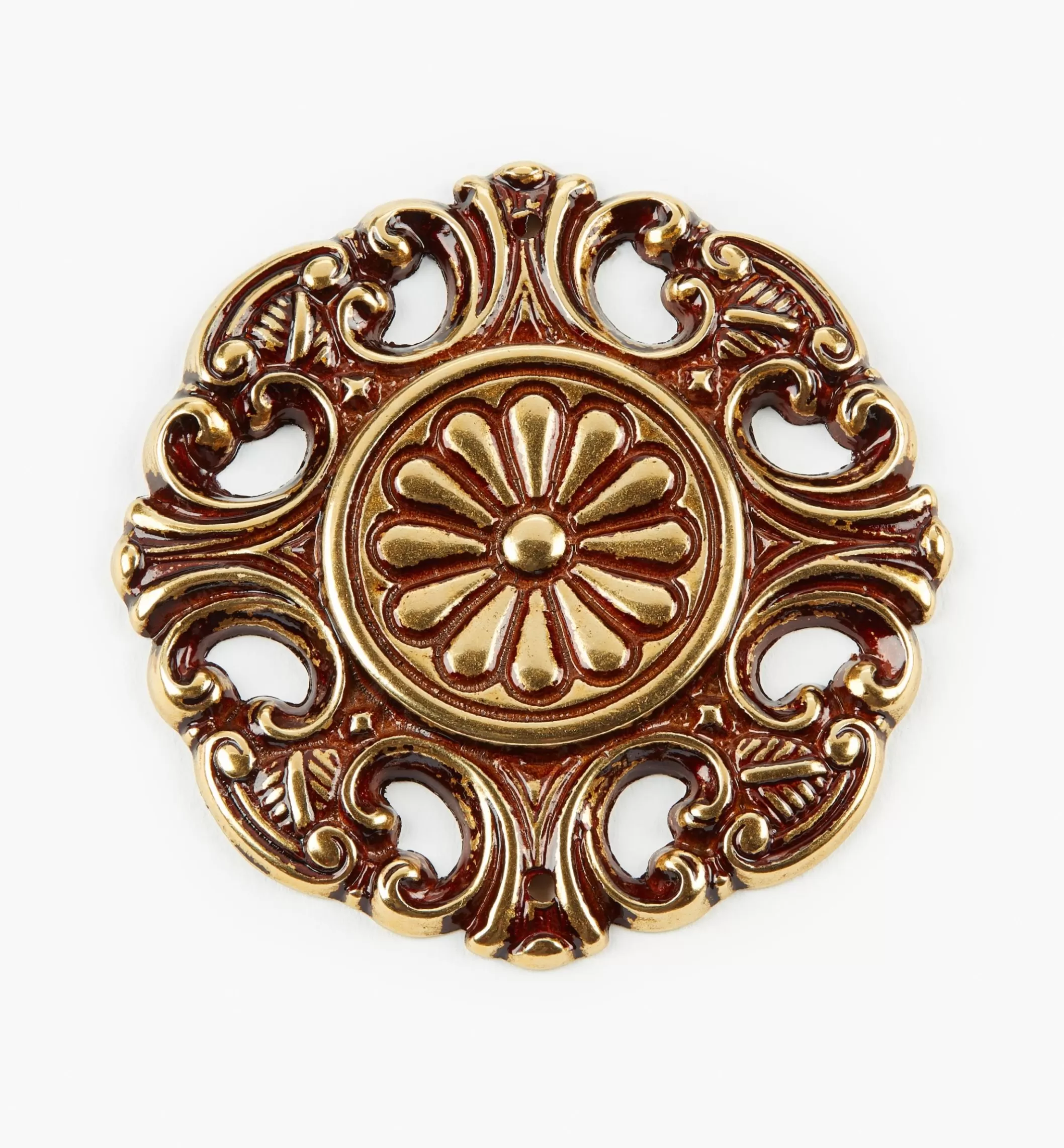 Sale Lee Valley Cast Brass Appliqué Rosette Accents