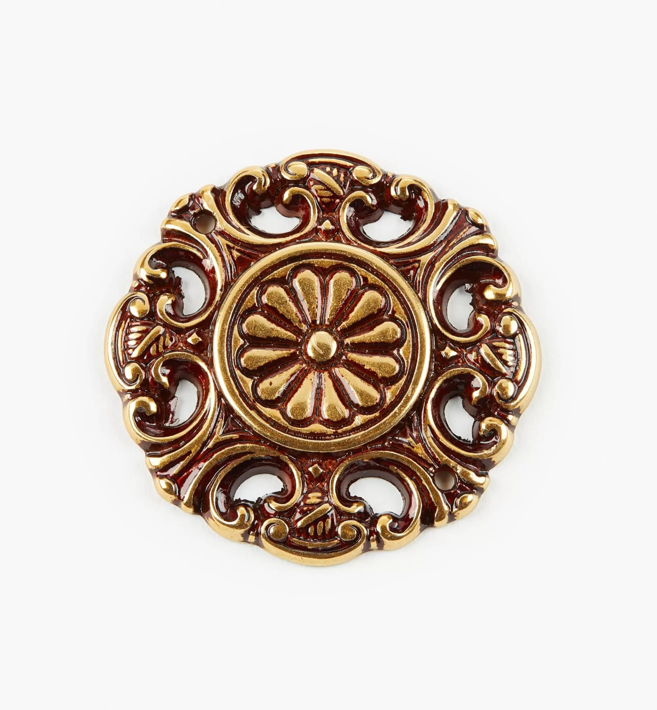 Sale Lee Valley Cast Brass Appliqué Rosette Accents