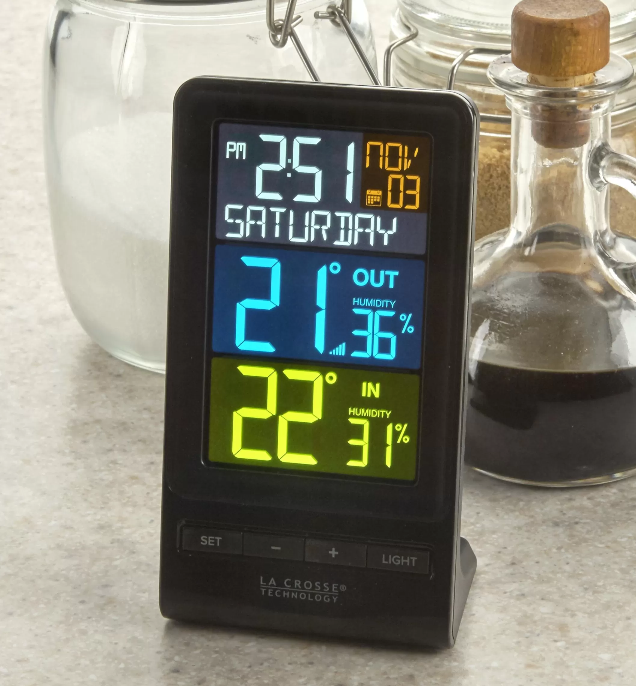 Hot Lee Valley Dual-Display Indoor/Outdoor Weather Station