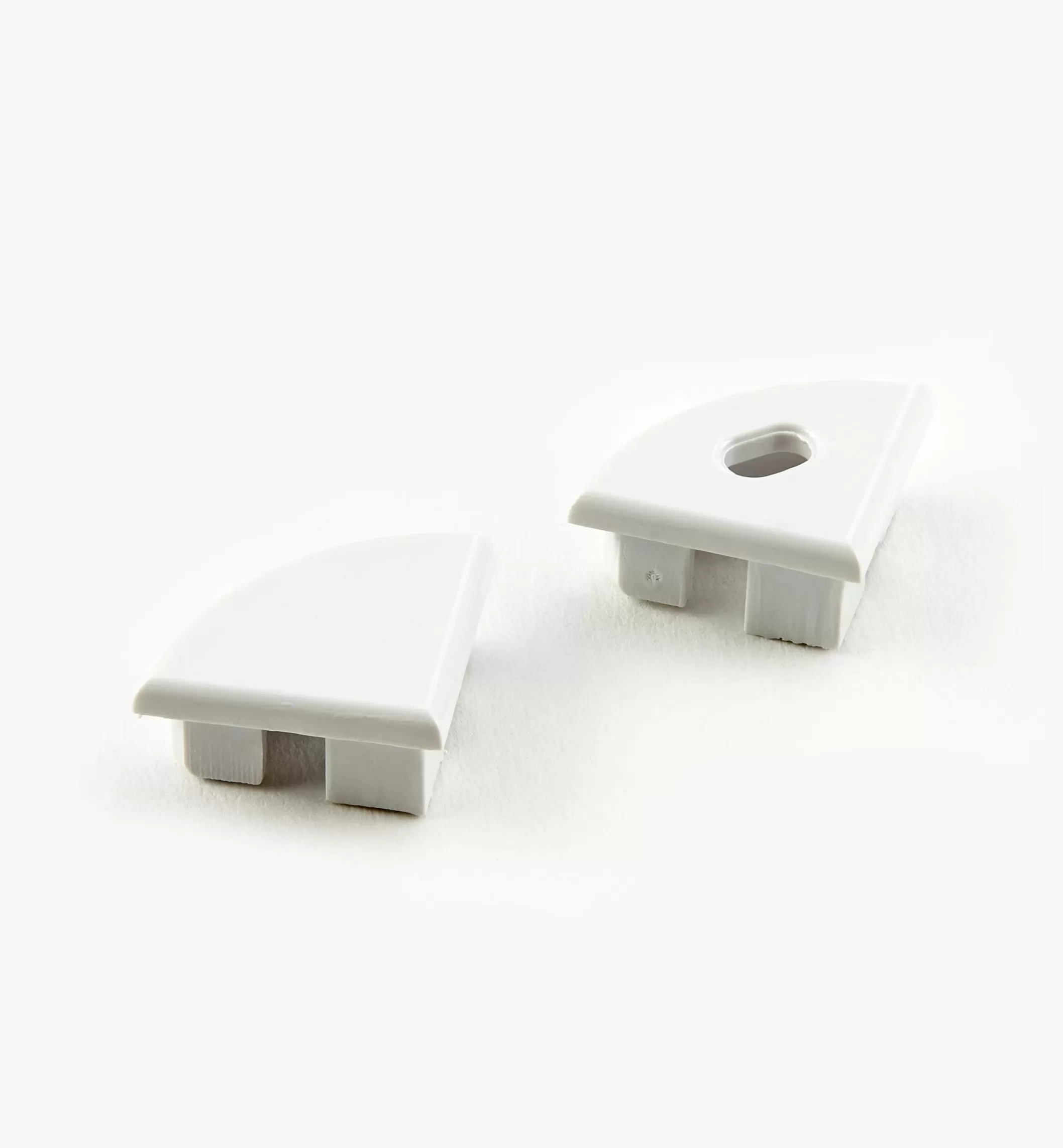 Hot Lee Valley End Caps For Corner-Mount LED Tape Lighting Channels