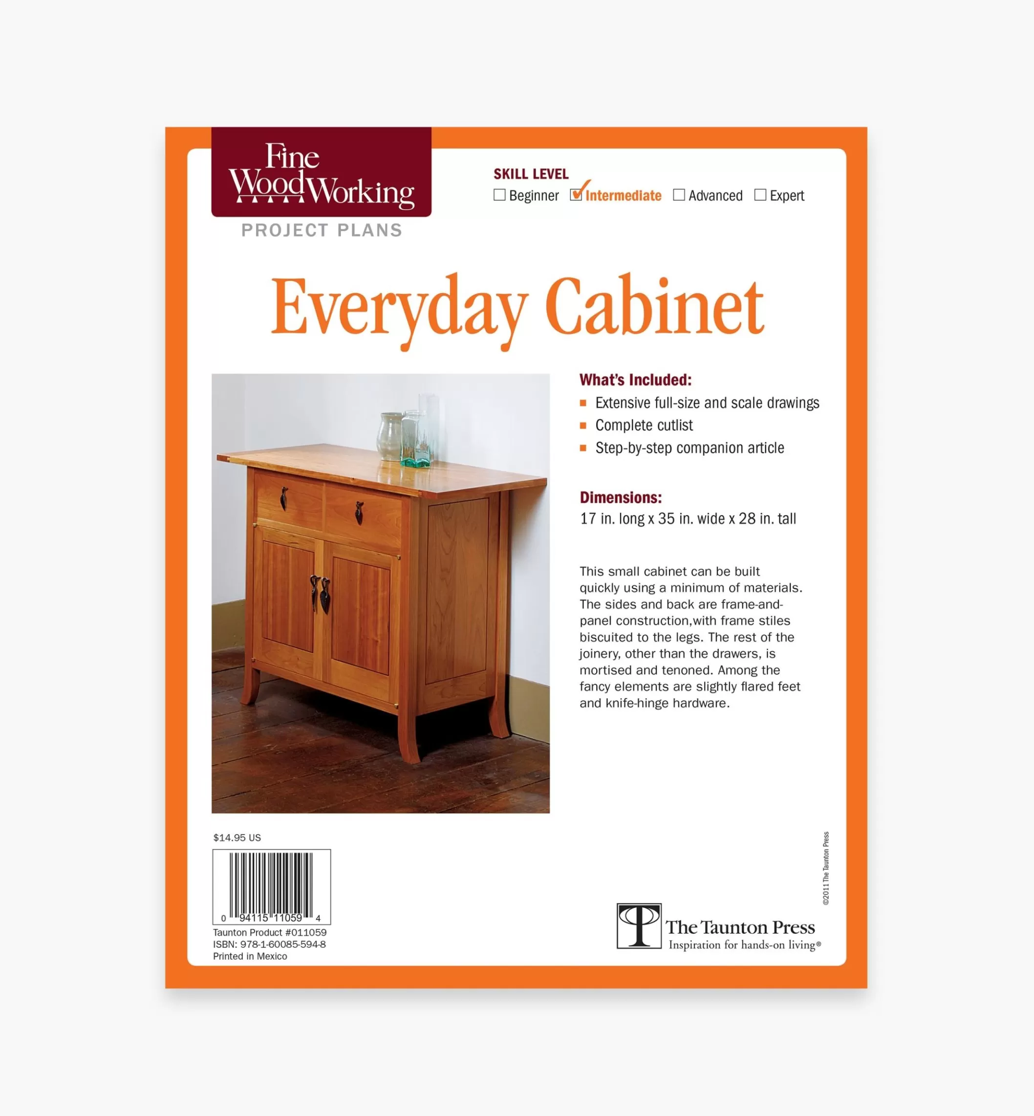 Online Lee Valley Everyday Cabinet Plan
