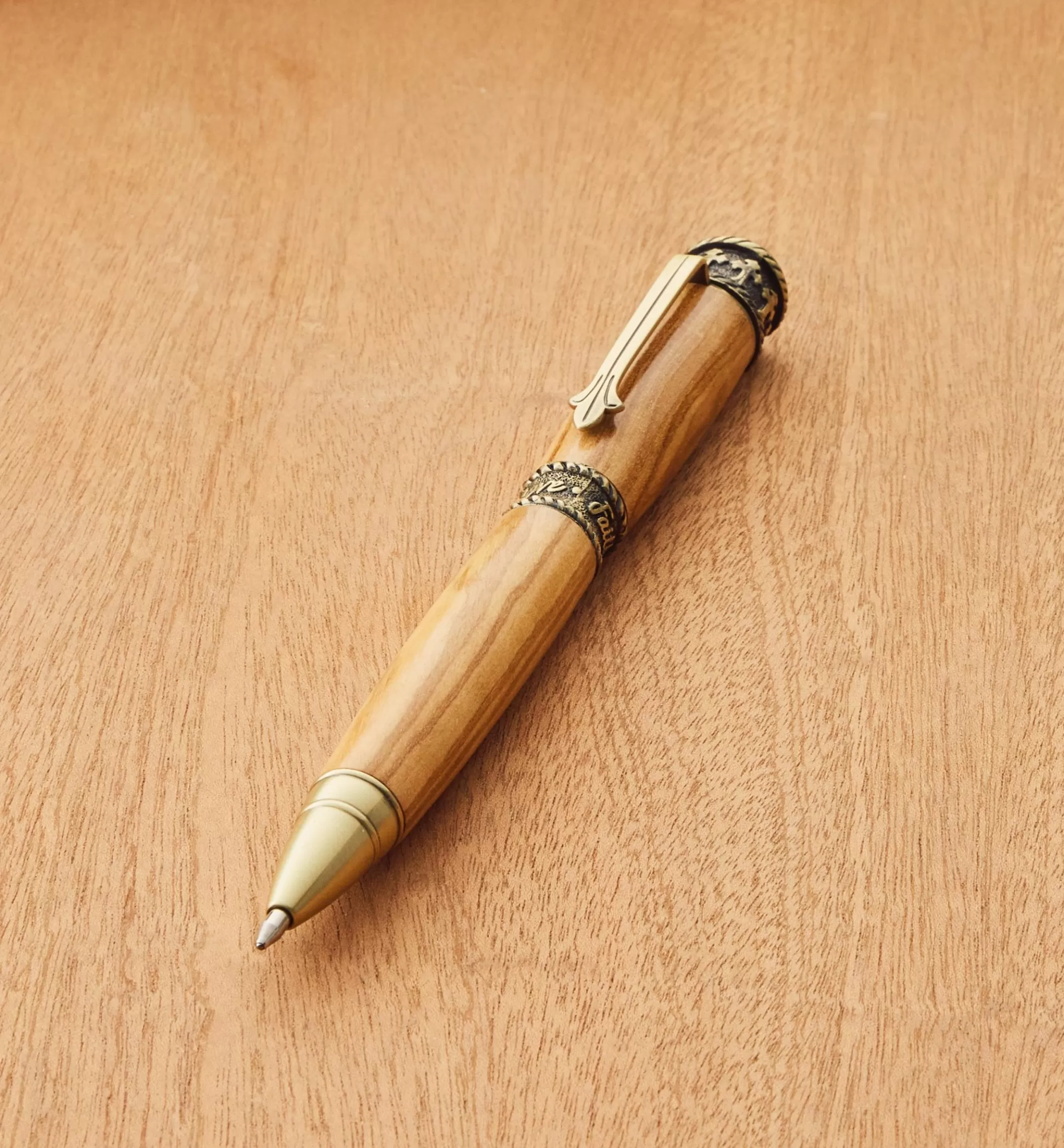 New Lee Valley Faith Hope Love Ballpoint Twist Pen Hardware