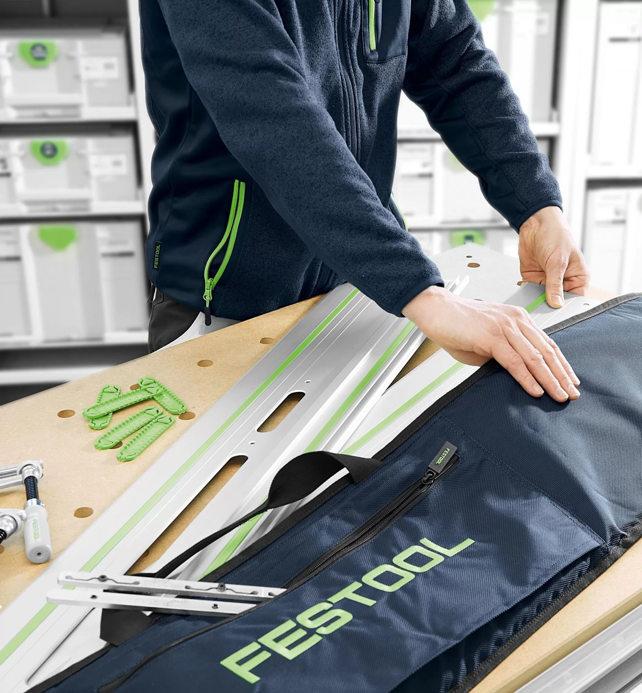 Clearance Lee Valley Festool FS 1400 2-KP Guide Rail Starter Set