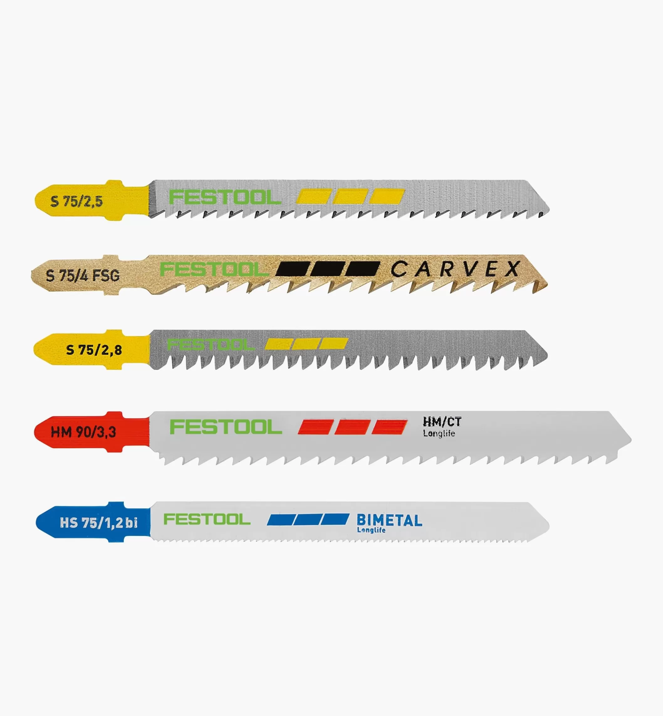 Hot Lee Valley Festool Jigsaw Blade Set STS-Sort/21 W/P/M
