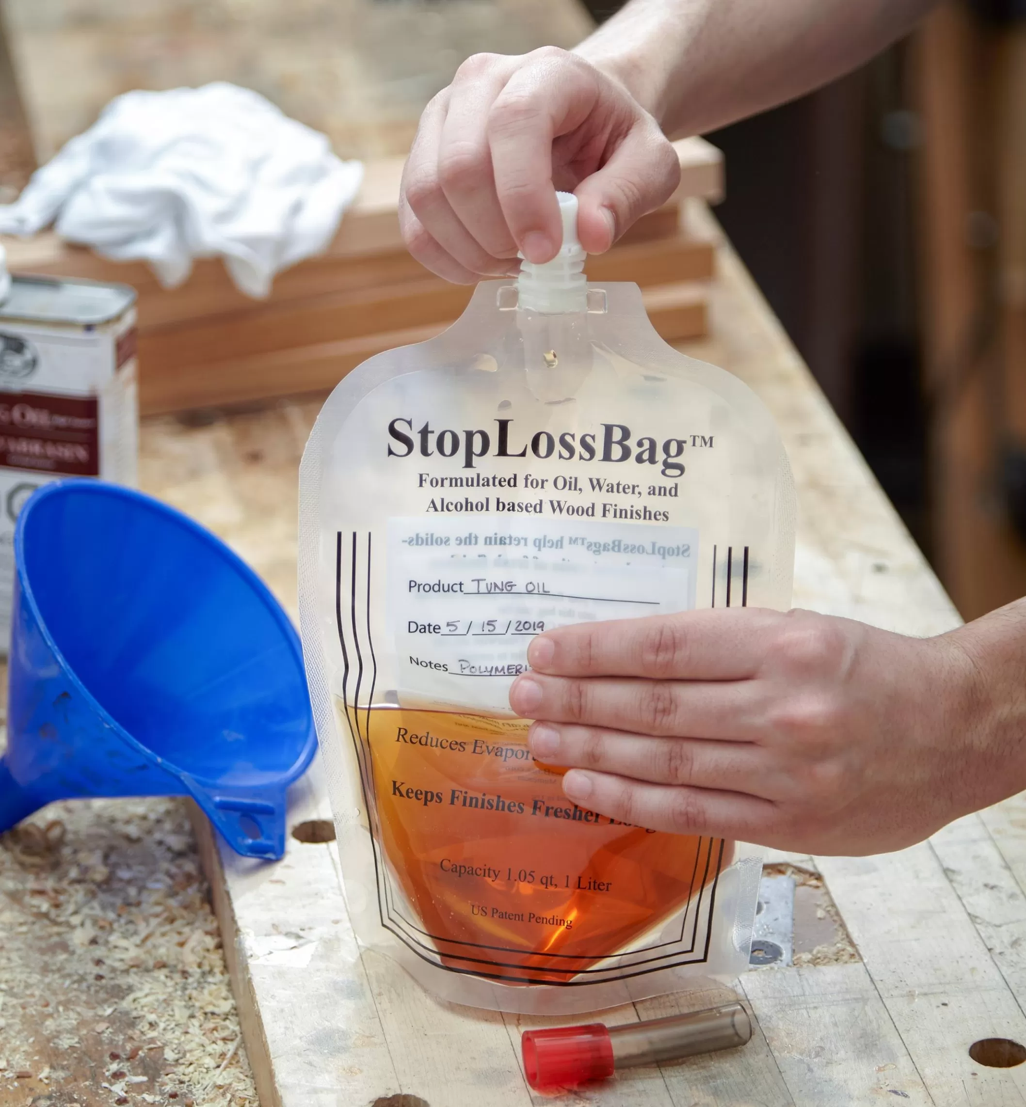 Shop Lee Valley Finish Storage Bag