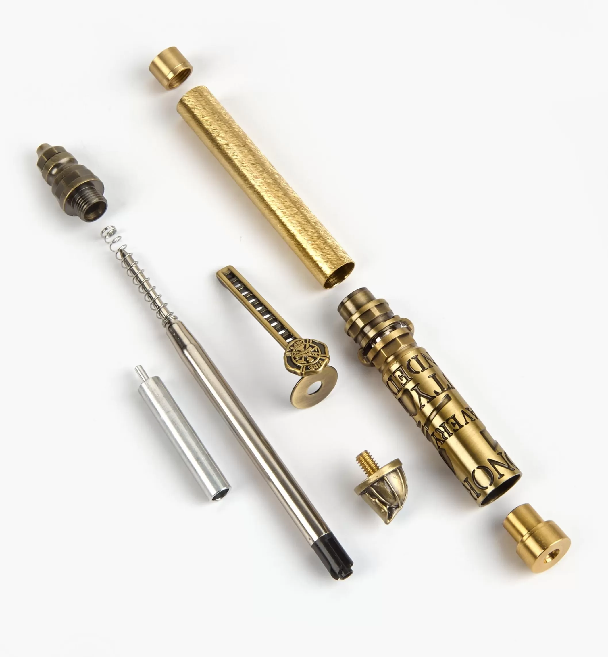 Online Lee Valley Firefighter Ballpoint Push & Lock Pen Hardware