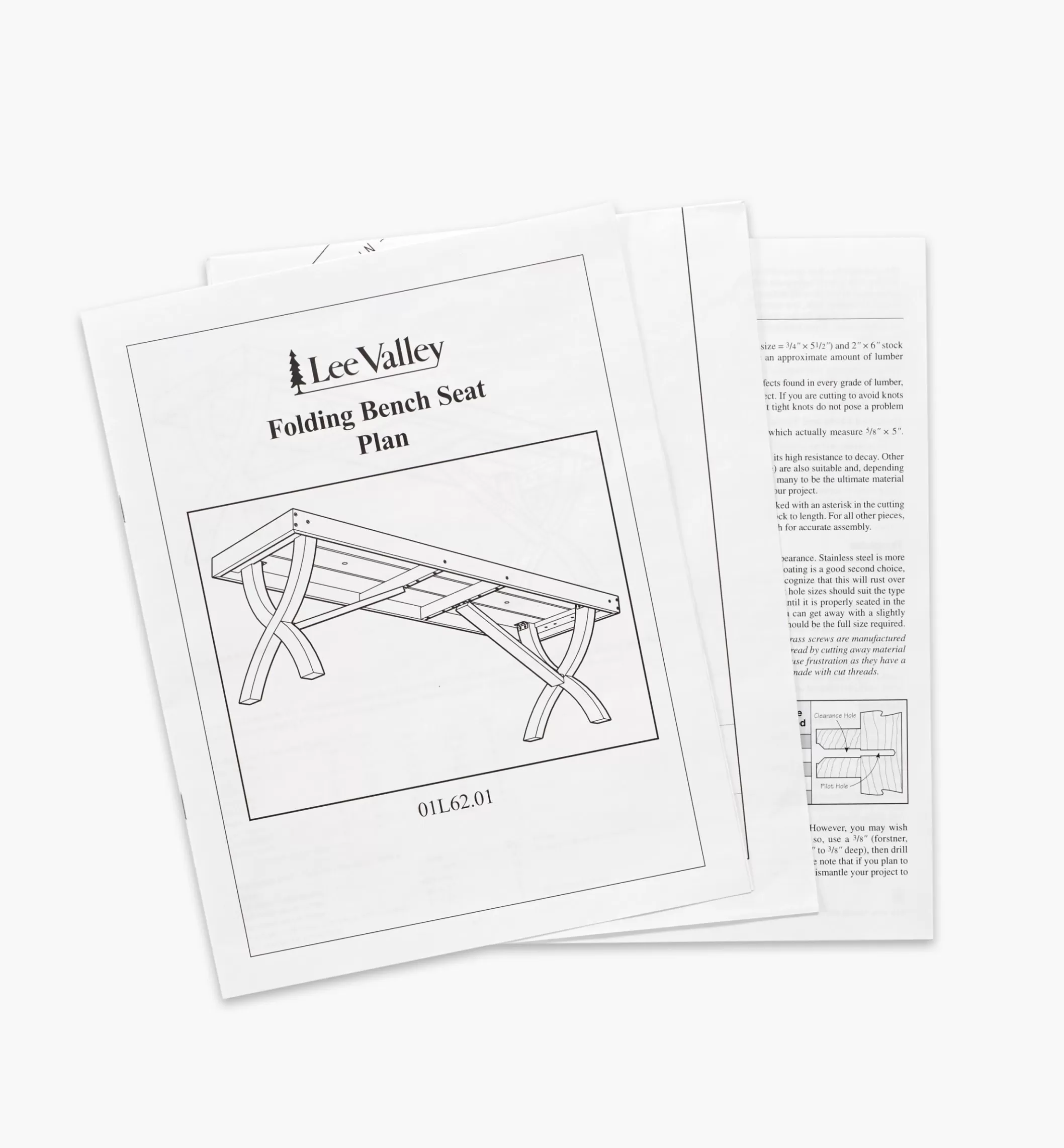 Online Lee Valley Folding Bench Plan