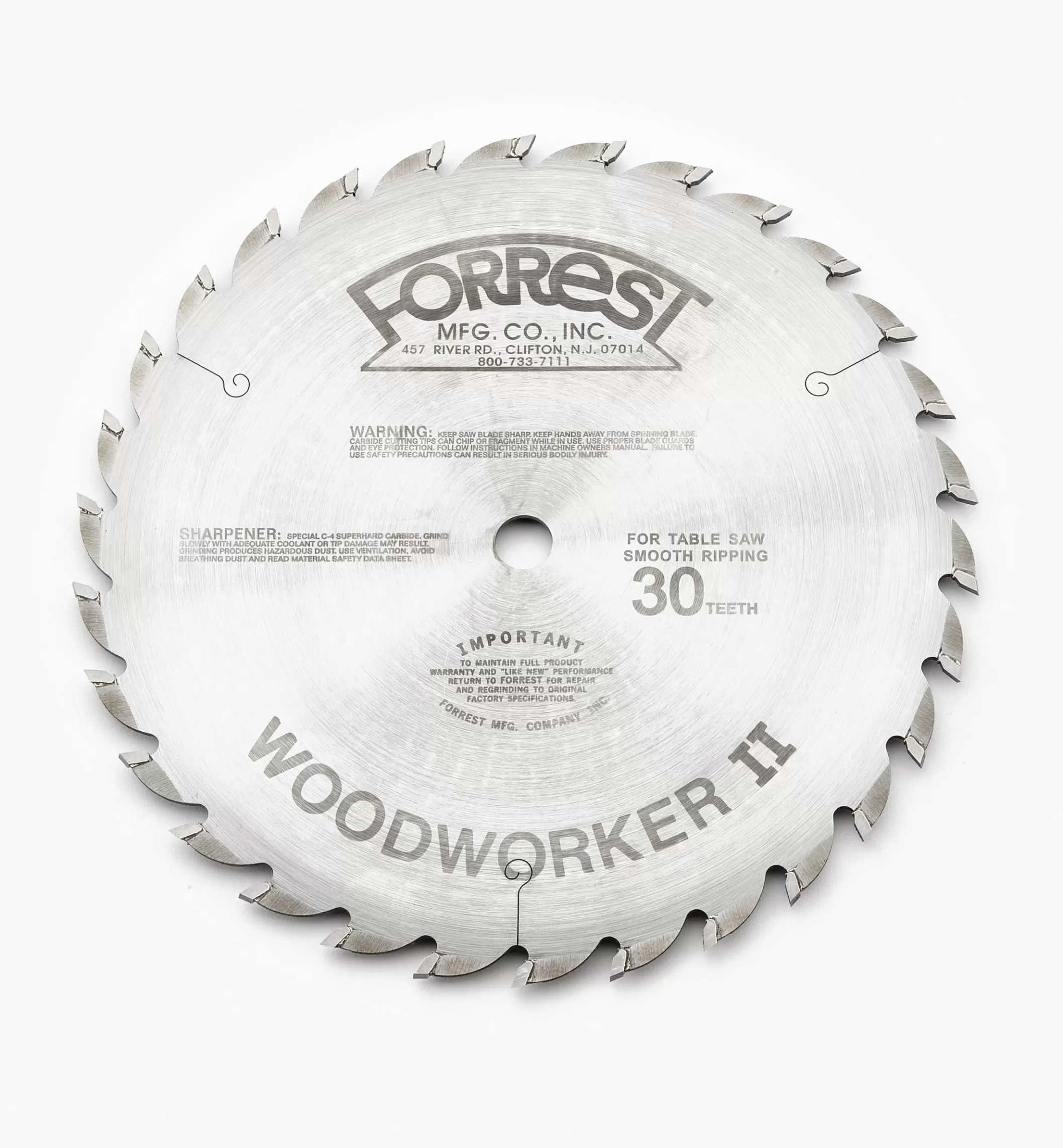 Clearance Lee Valley Forrest Woodworker Blades