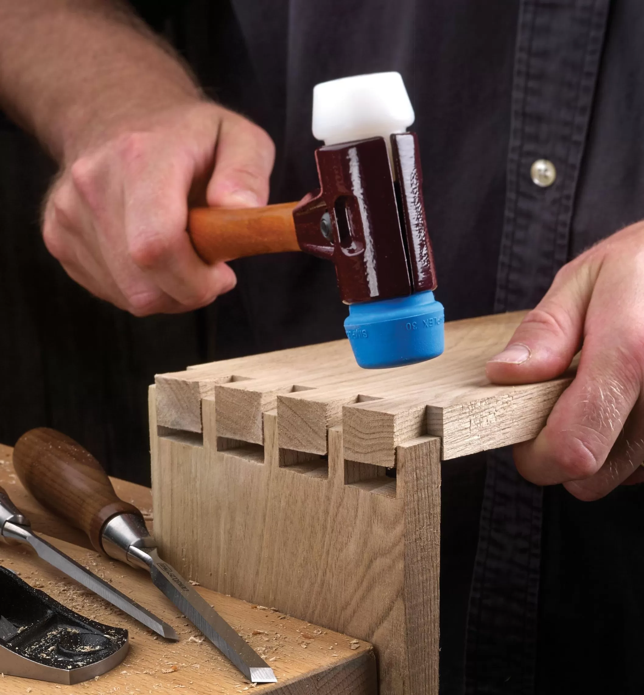 Fashion Lee Valley Halder Simplex Replaceable-Face Mallet