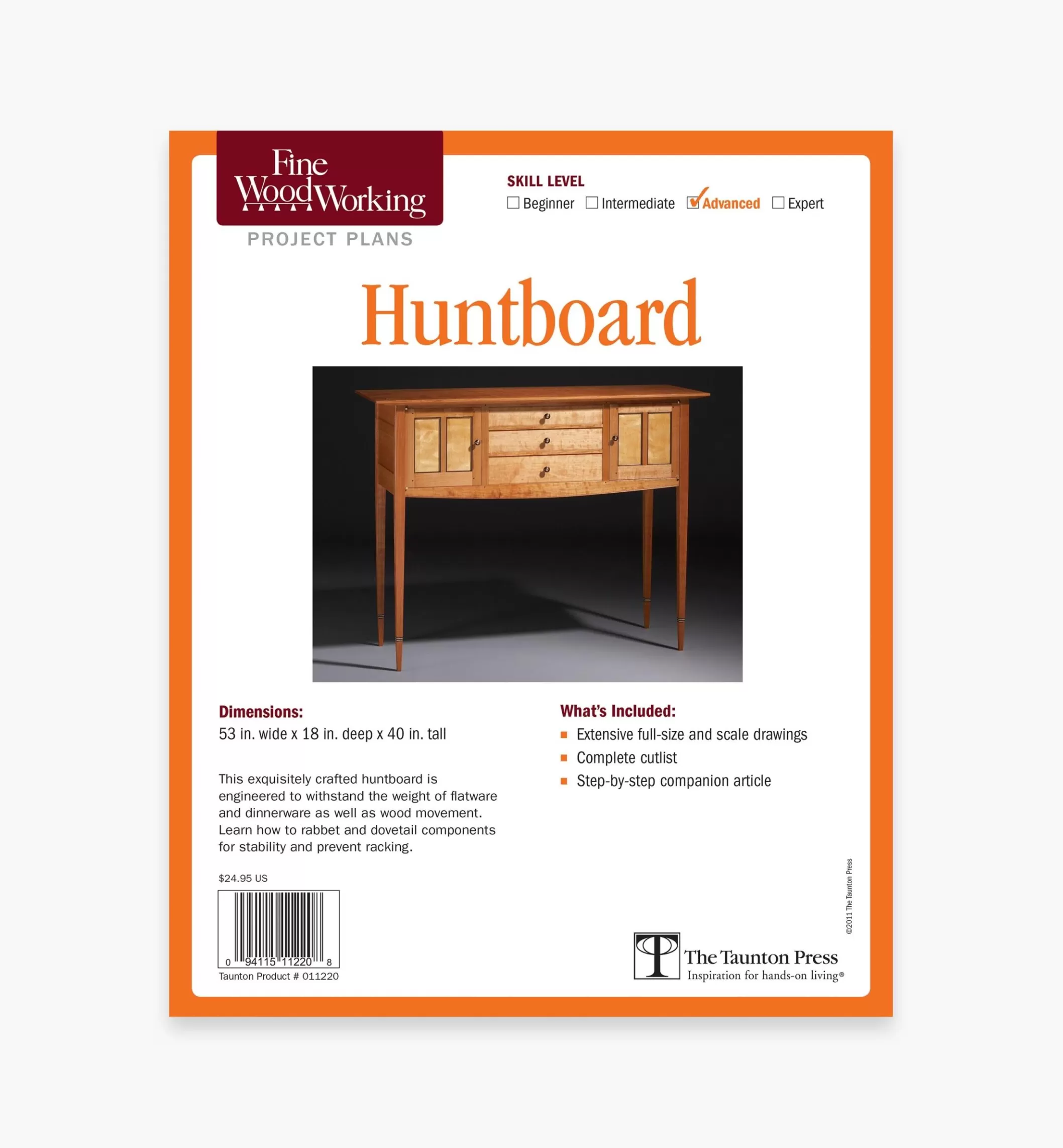 New Lee Valley Huntboard Plan