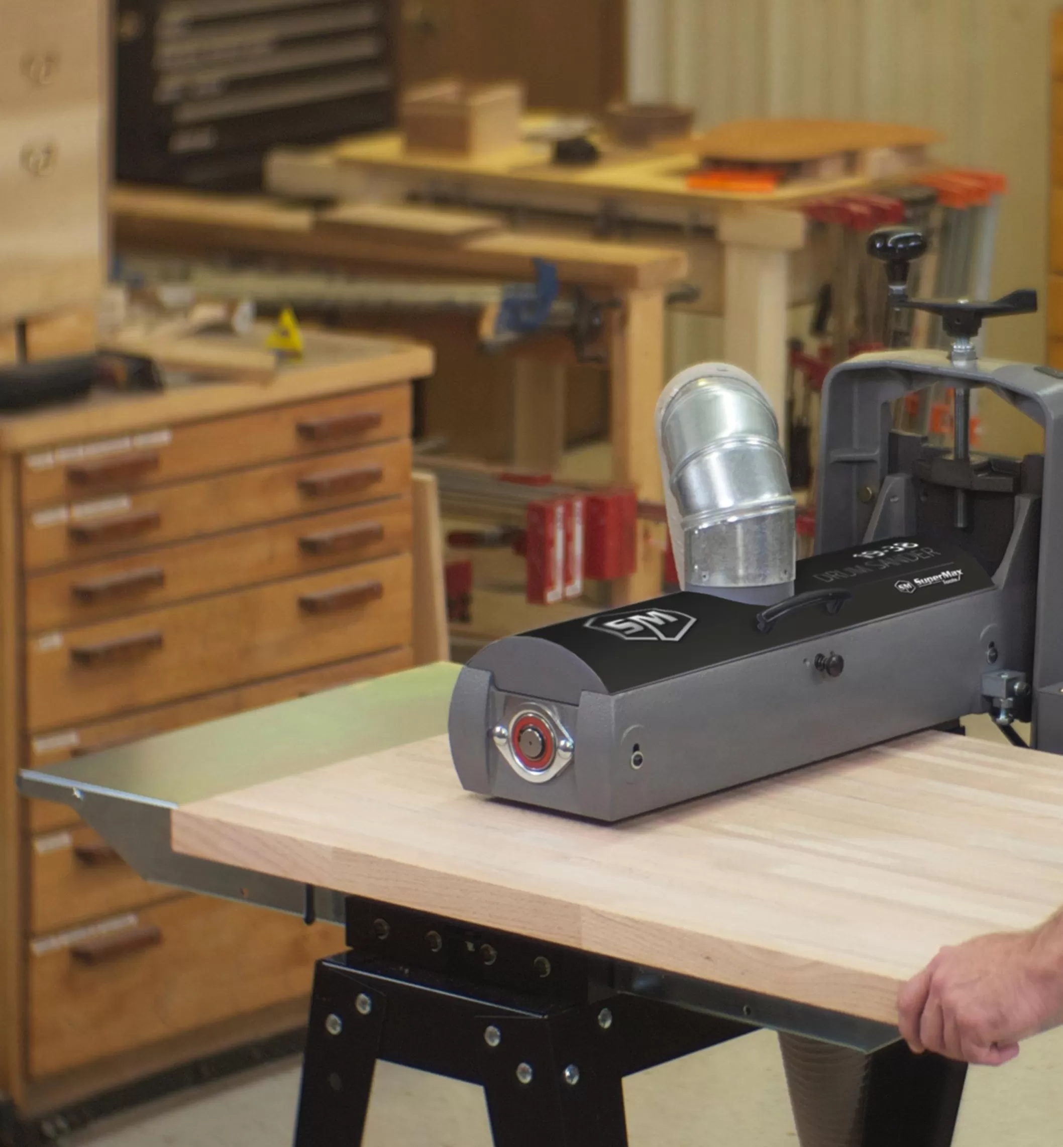Store Lee Valley Infeed/Outfeed Tables For Laguna 19-38 Drum Sander