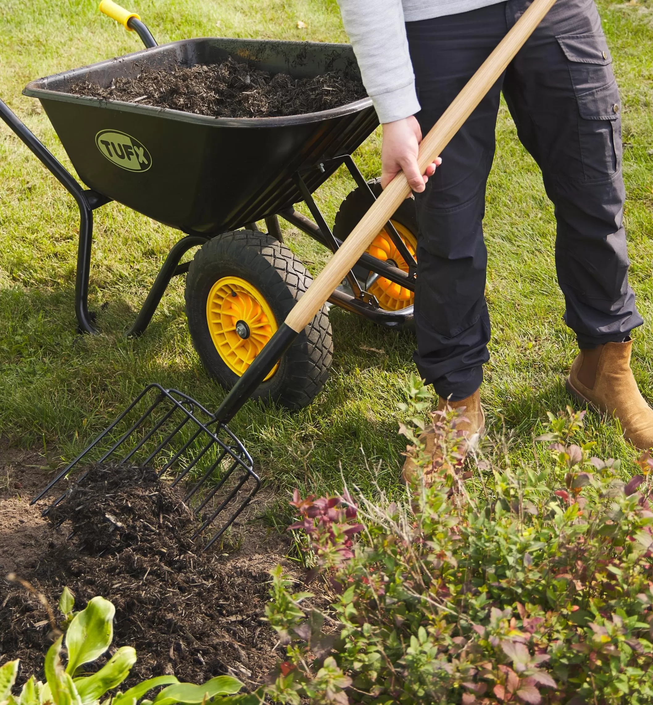 New Lee Valley Compost & Mulch Fork