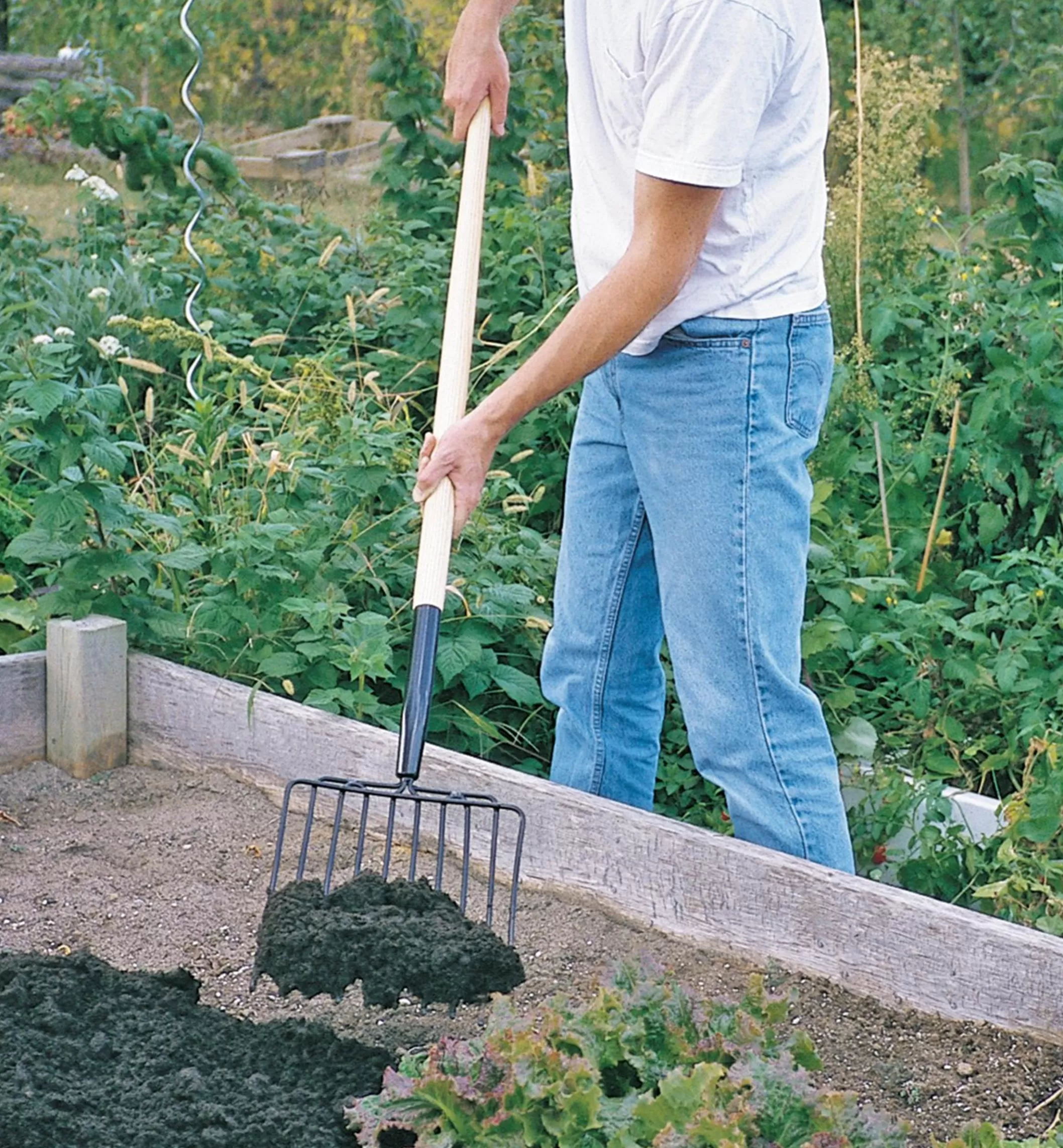 New Lee Valley Compost & Mulch Fork