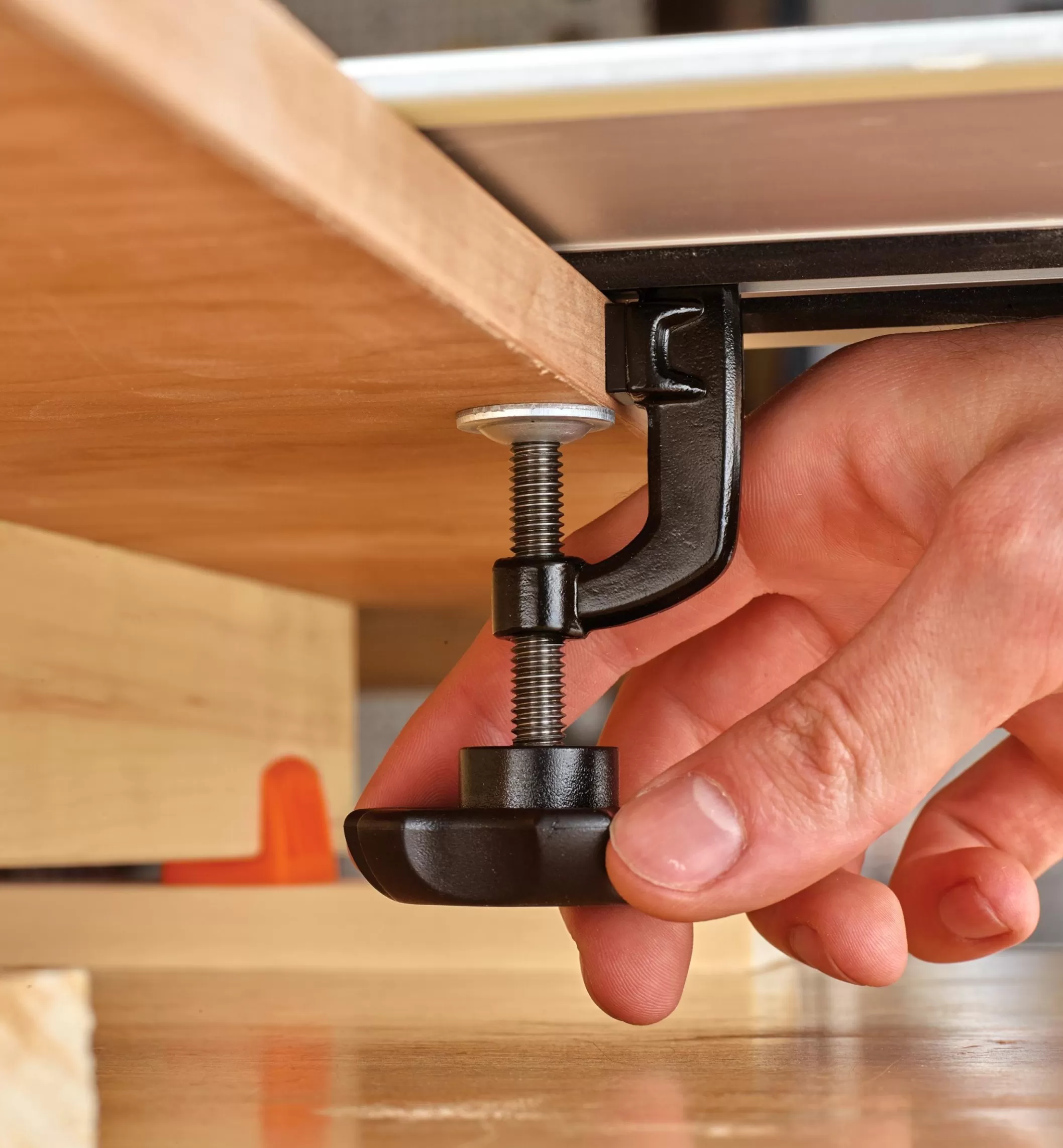 Cheap Lee Valley Low-Profile Track-Saw Guide Clamps