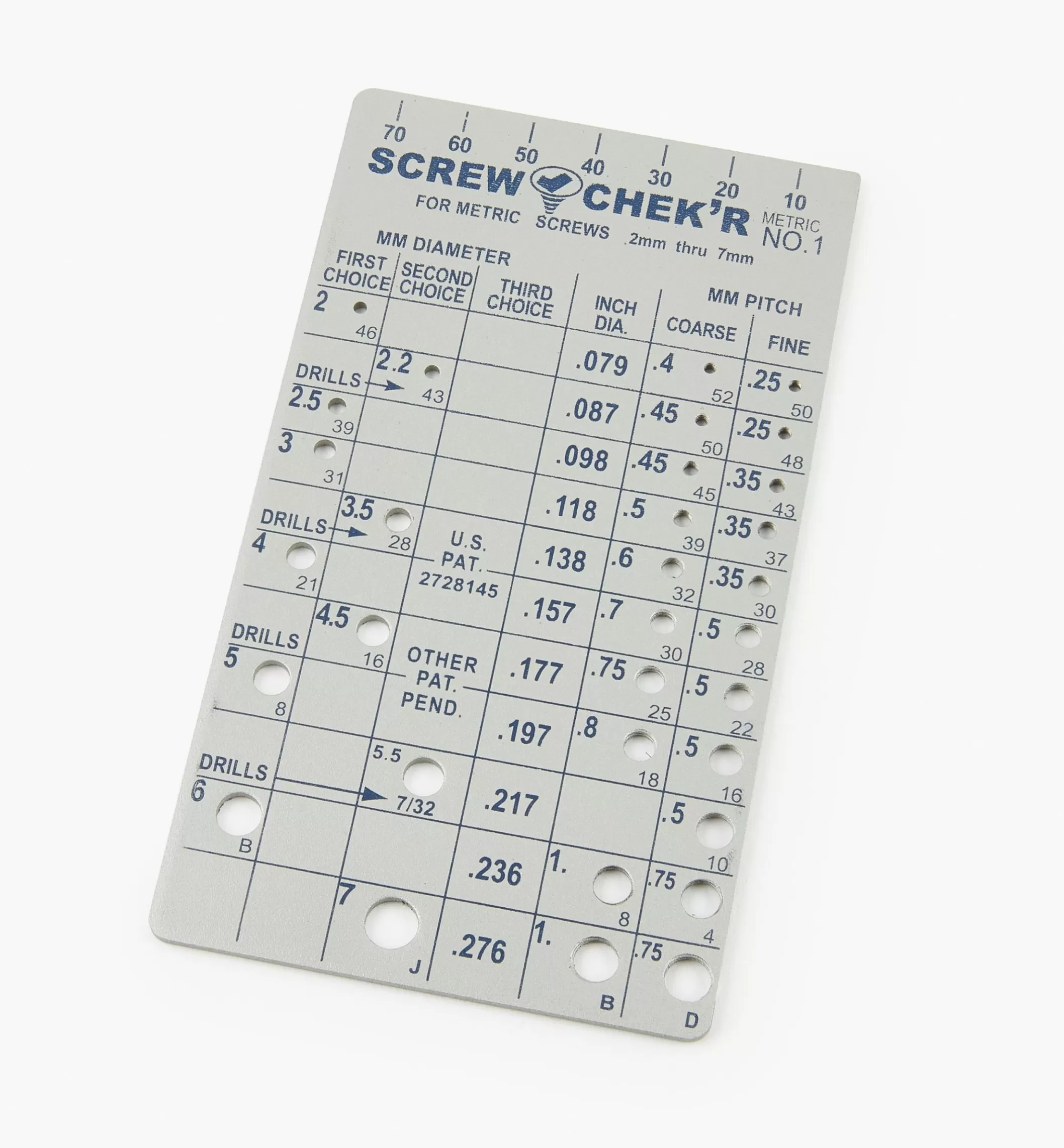 Fashion Lee Valley Machine Screw Gauge