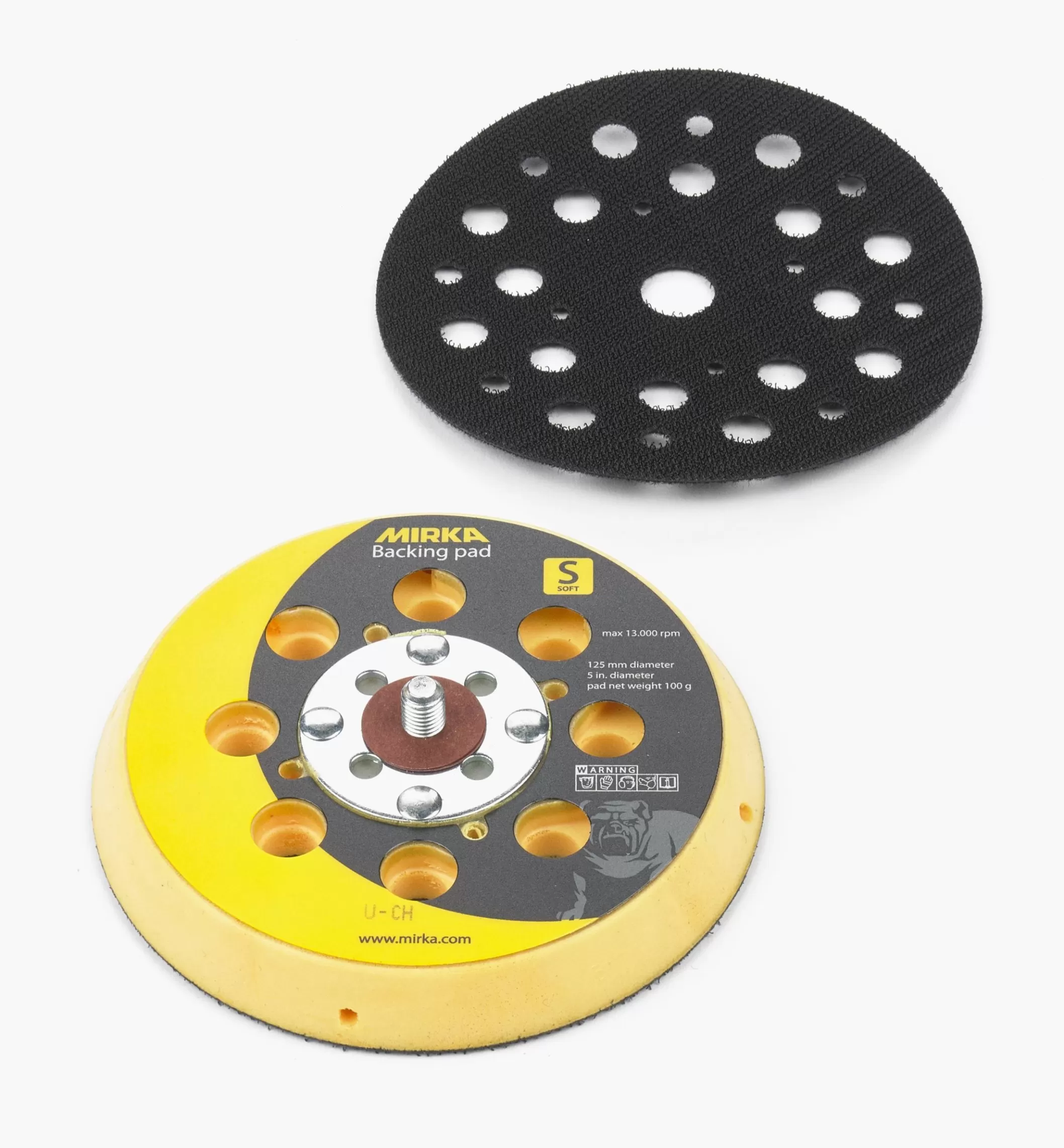 Hot Lee Valley Mirka 28-Hole 5" Grip-Faced Soft Net Vacuum Pad