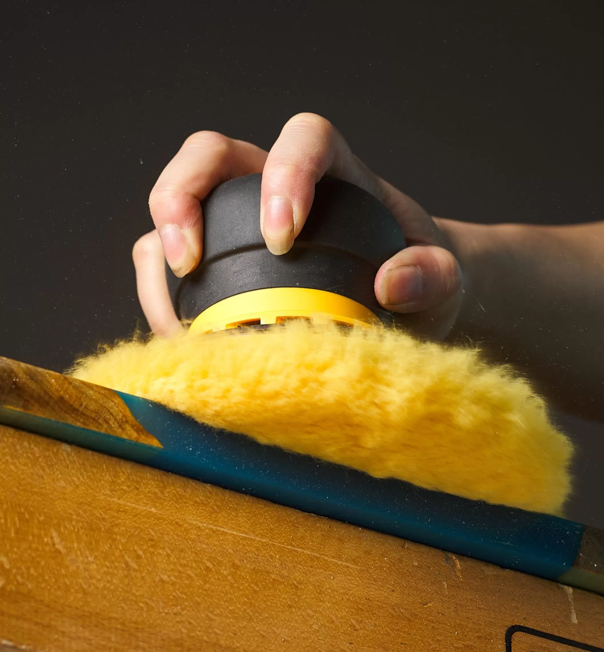 Shop Lee Valley Mirka 6" Yellow Lamb's Wool Pro Pad