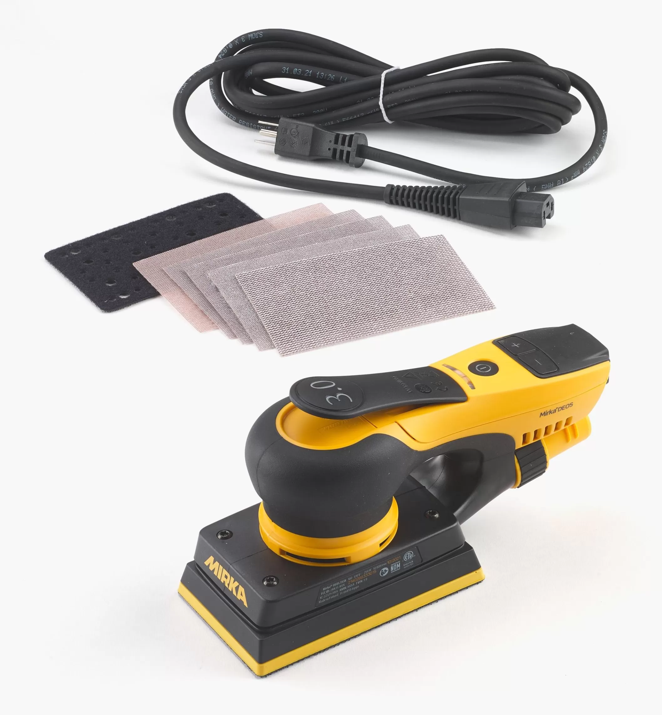 Shop Lee Valley Mirka DEOS 3" × 5" Electric Sander, 3mm Orbit