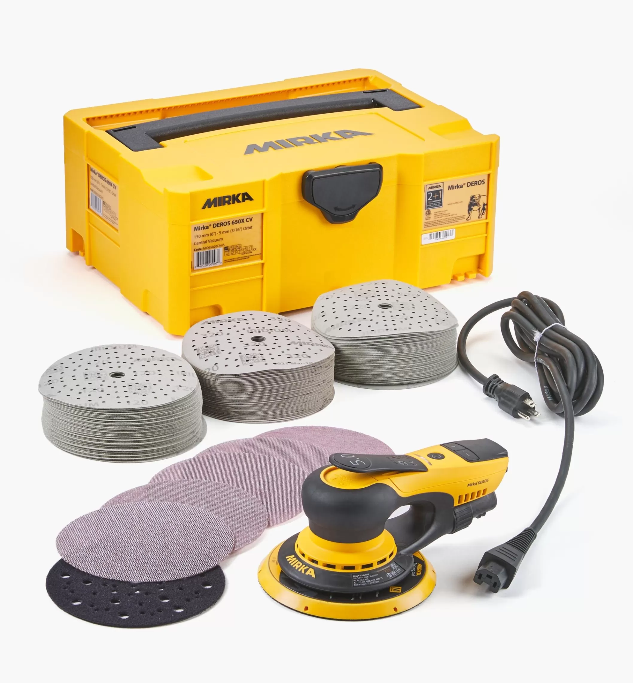 Hot Lee Valley Mirka DEROS 6" Iridium Kit