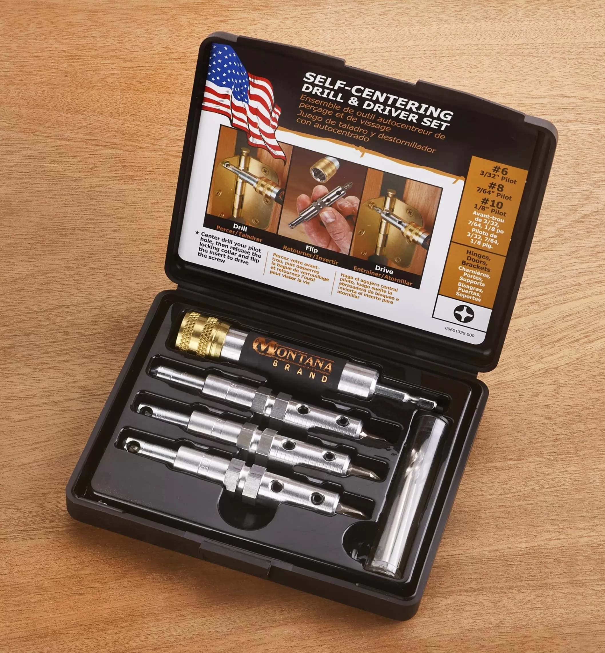 Cheap Lee Valley Montana Brand Self-Centering Drill & Driver Bit Set