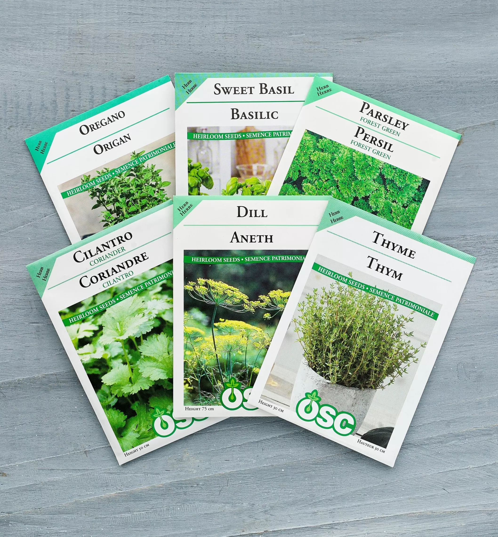 Flash Sale Lee Valley OSC Herb Seed Packets