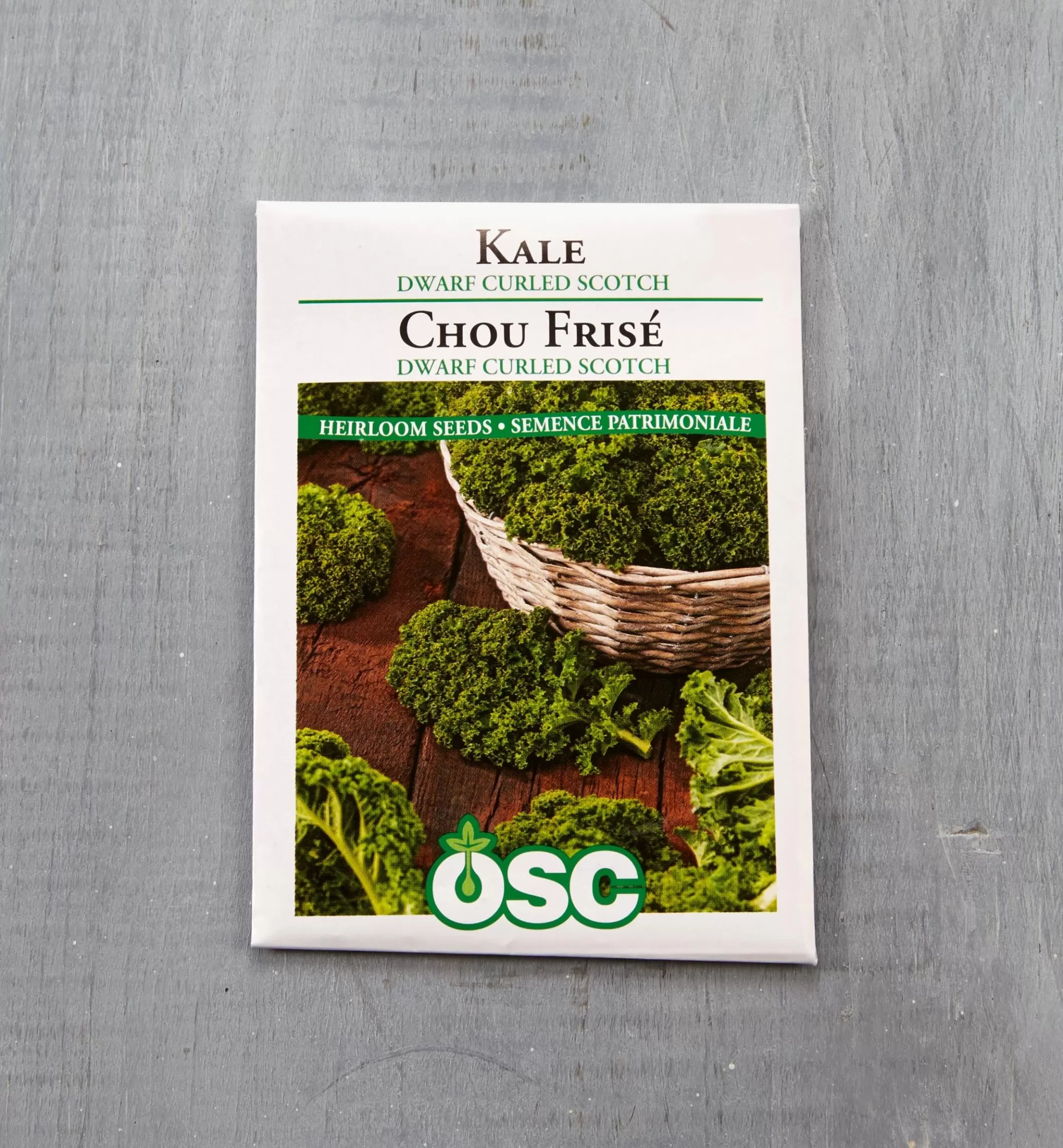 Hot Lee Valley OSC Kale Seed Packet