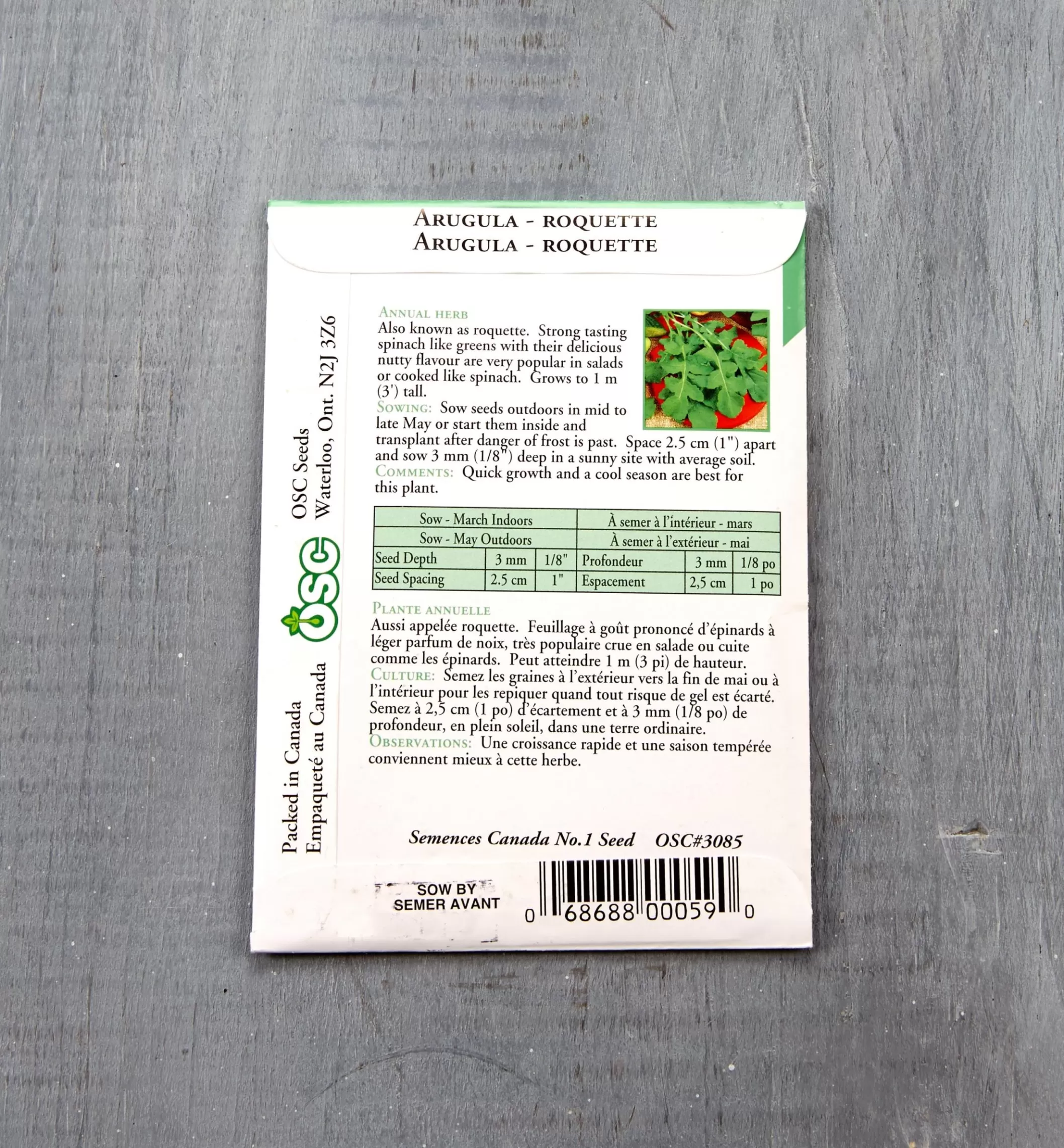 Shop Lee Valley OSC Lettuce Seed Packets
